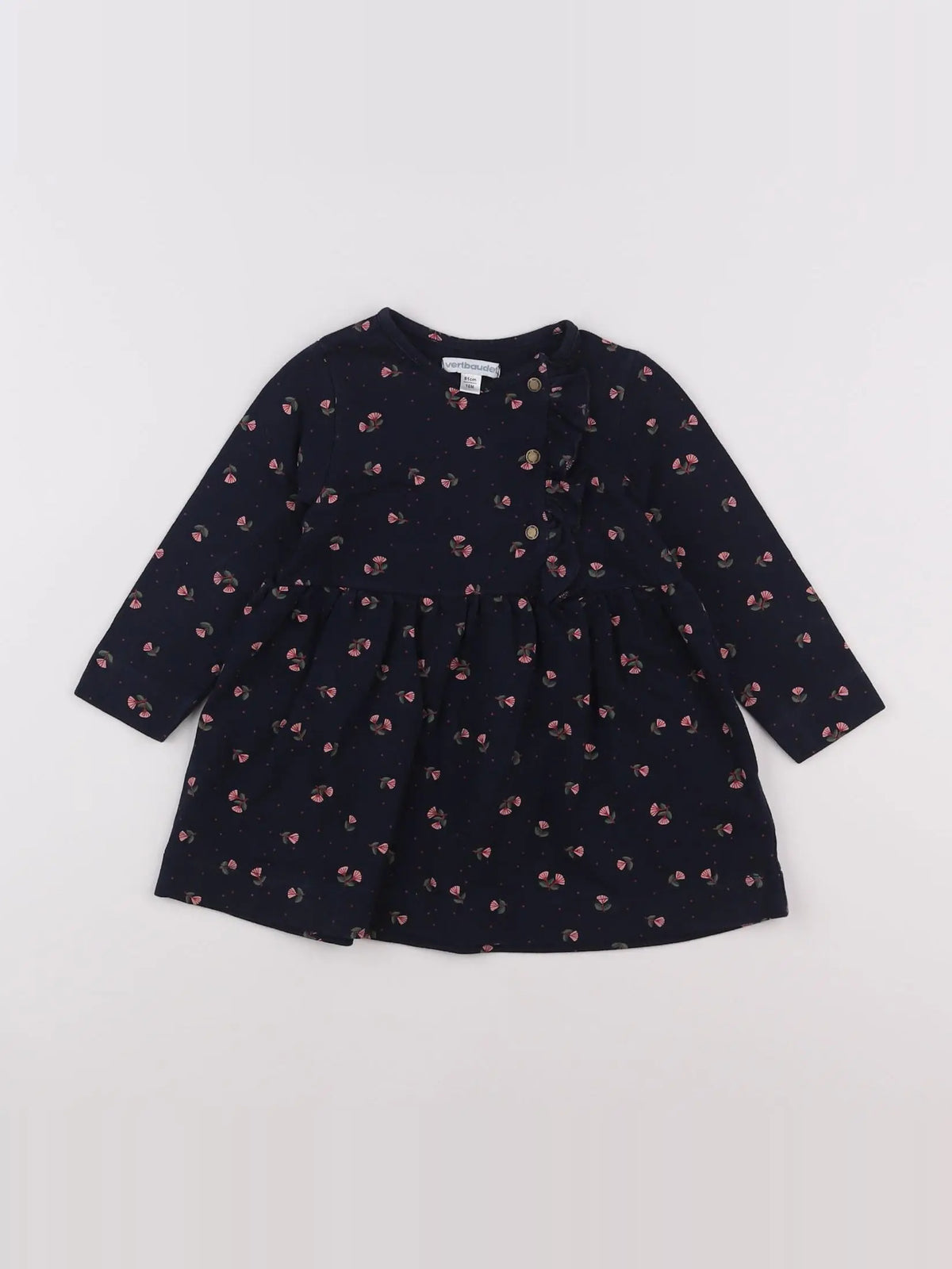 Vertbaudet - robe bleu - 18 mois