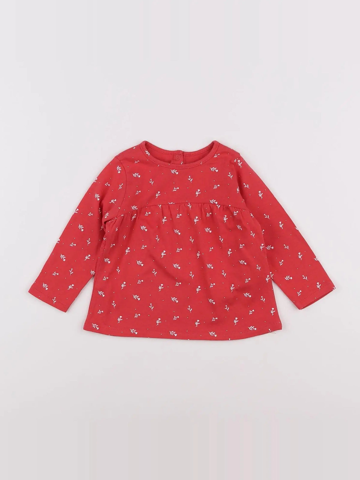 Vertbaudet - tee-shirt rose - 12 mois