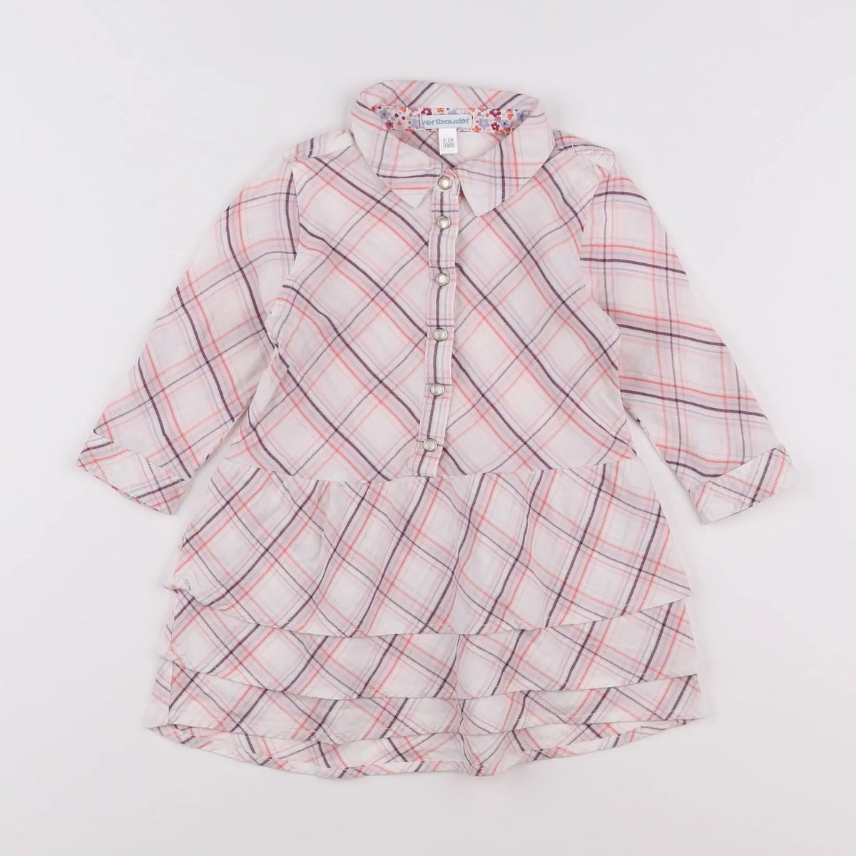 Vertbaudet - robe rose - 18 mois