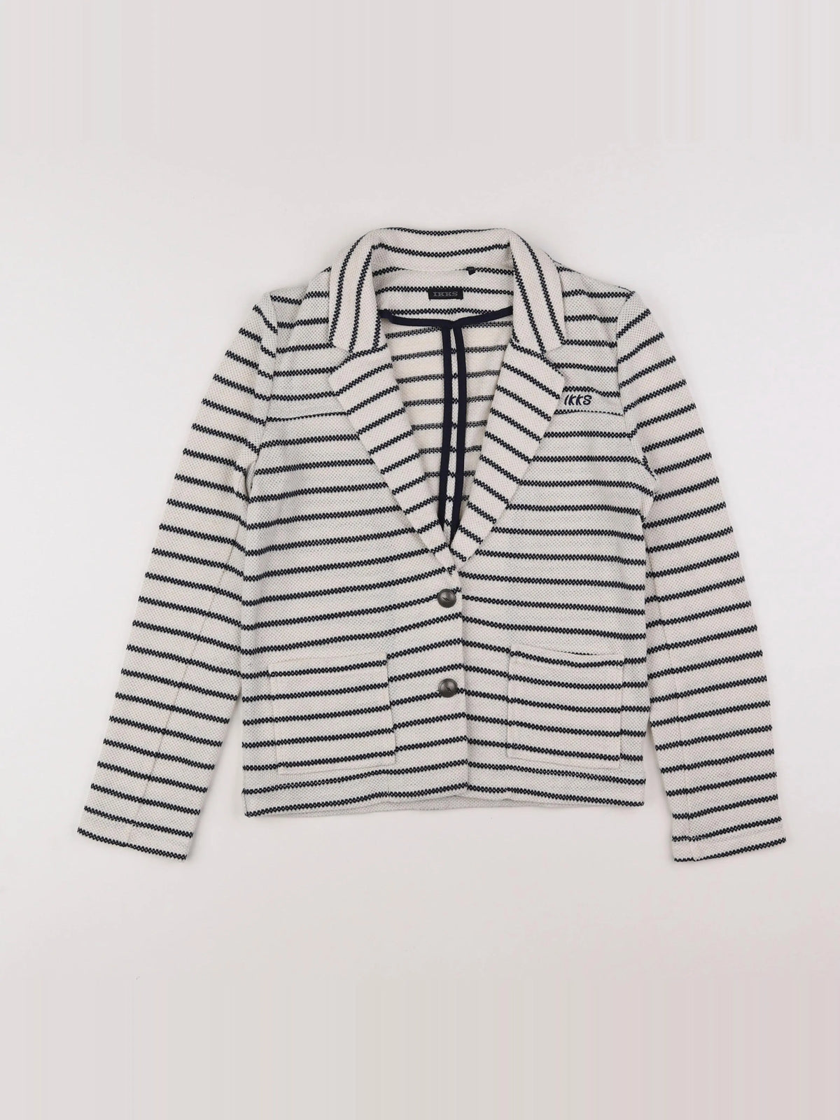 IKKS - veste blanc, or - 10 ans