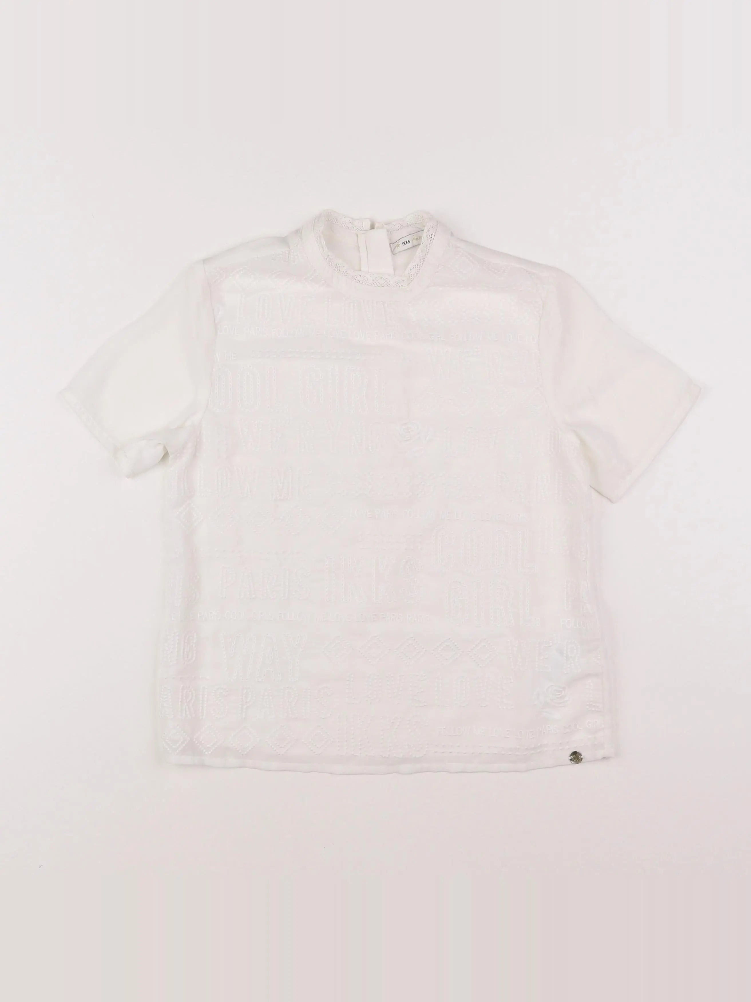 IKKS - blouse blanc - 12 ans