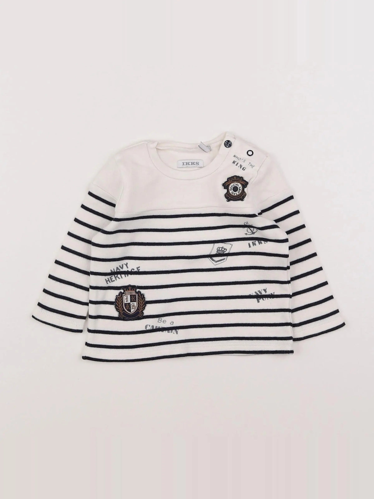 IKKS - tee-shirt blanc - 6 mois