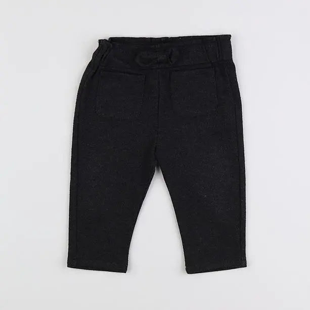 Vertbaudet - pantalon noir - 12 mois