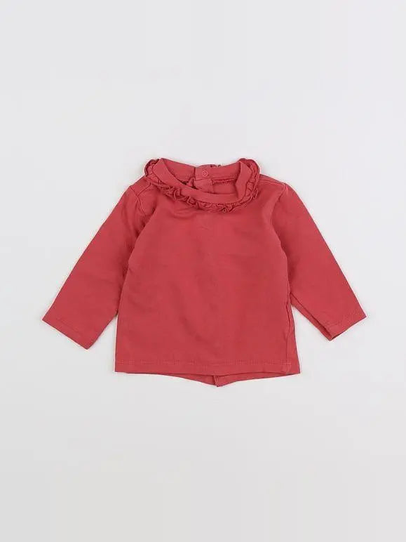 Vertbaudet - tee-shirt rose - 3 mois