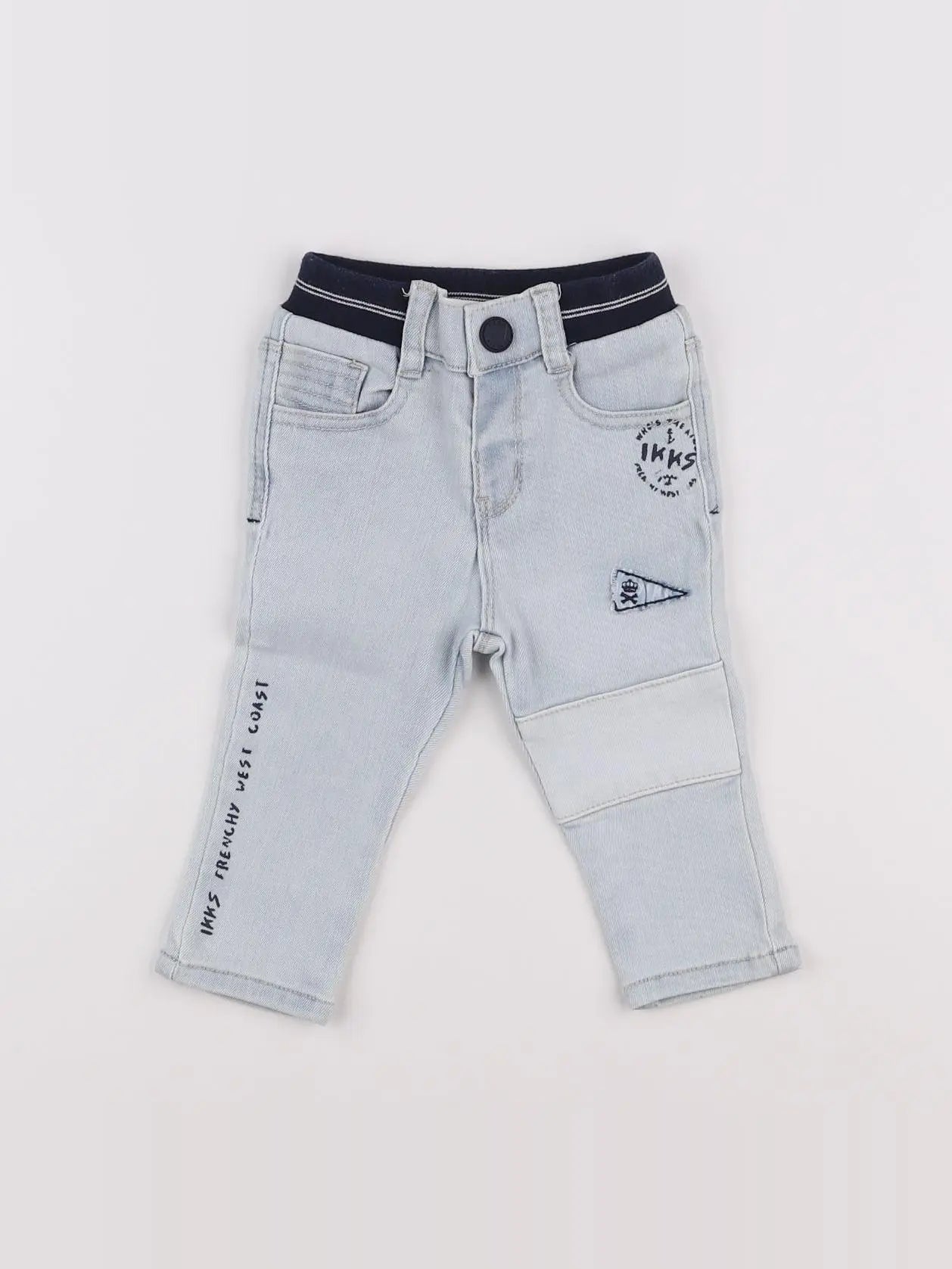 IKKS - jean bleu - 6 mois