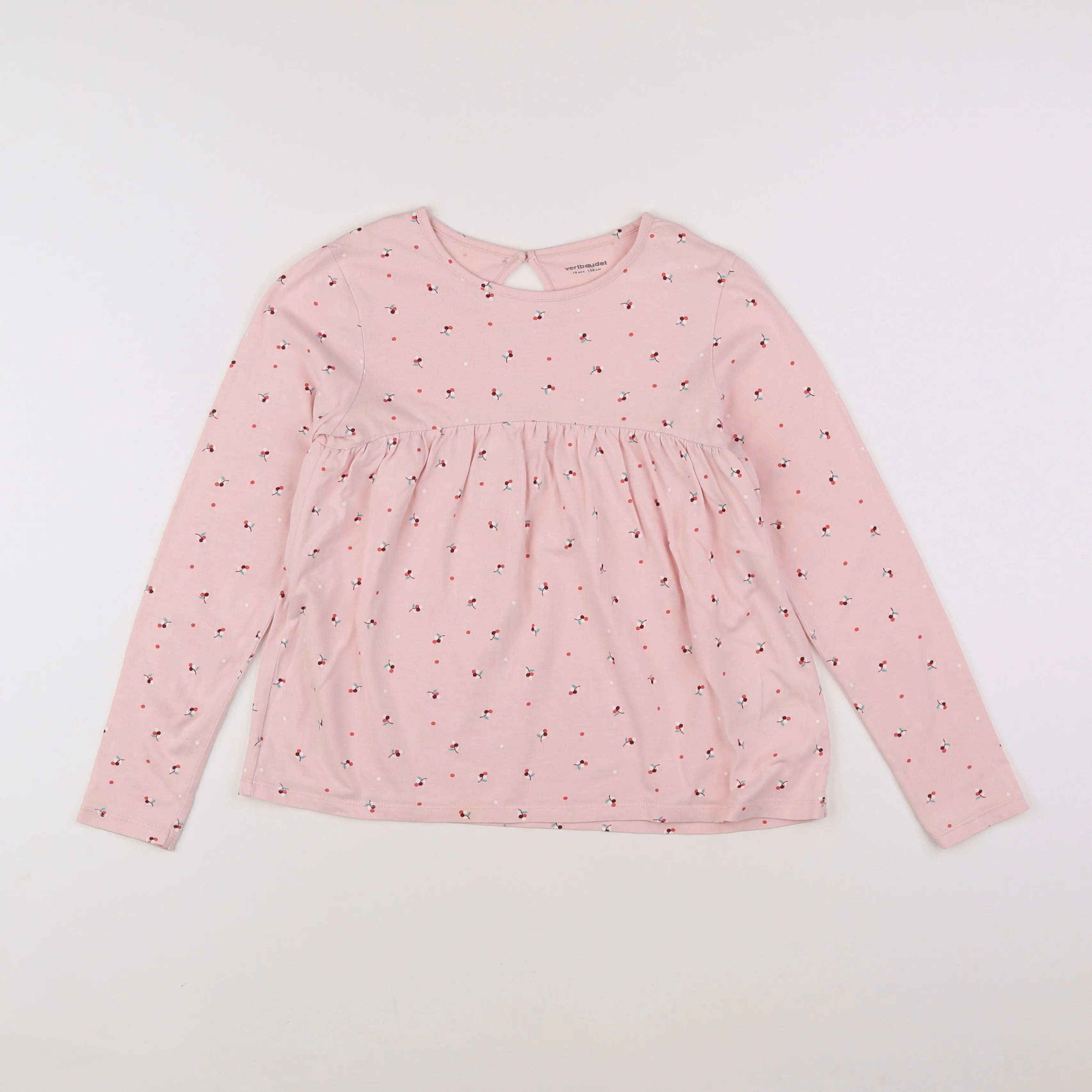 Vertbaudet - tee-shirt rose - 10 ans