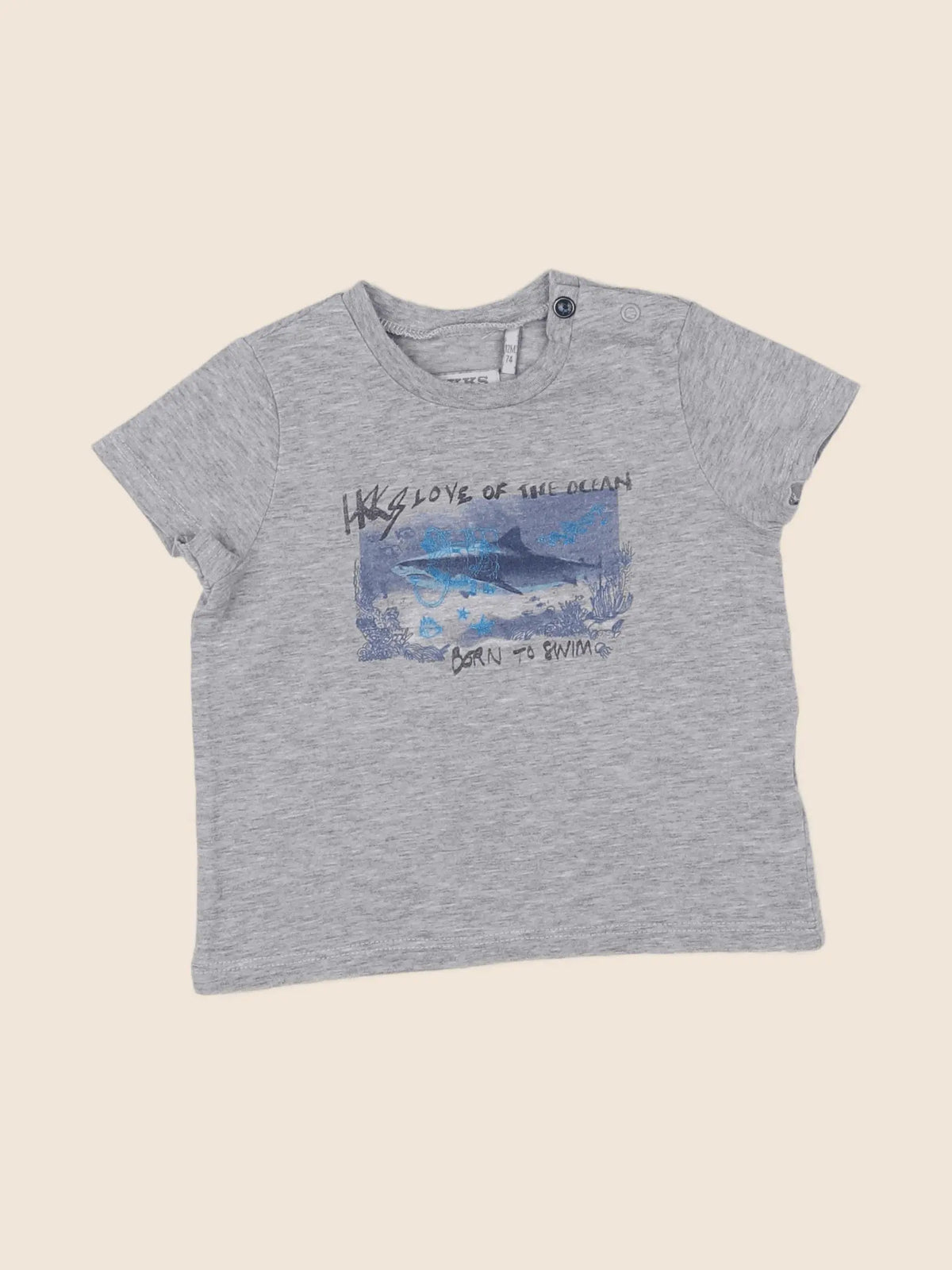 IKKS - tee-shirt gris - 12 mois