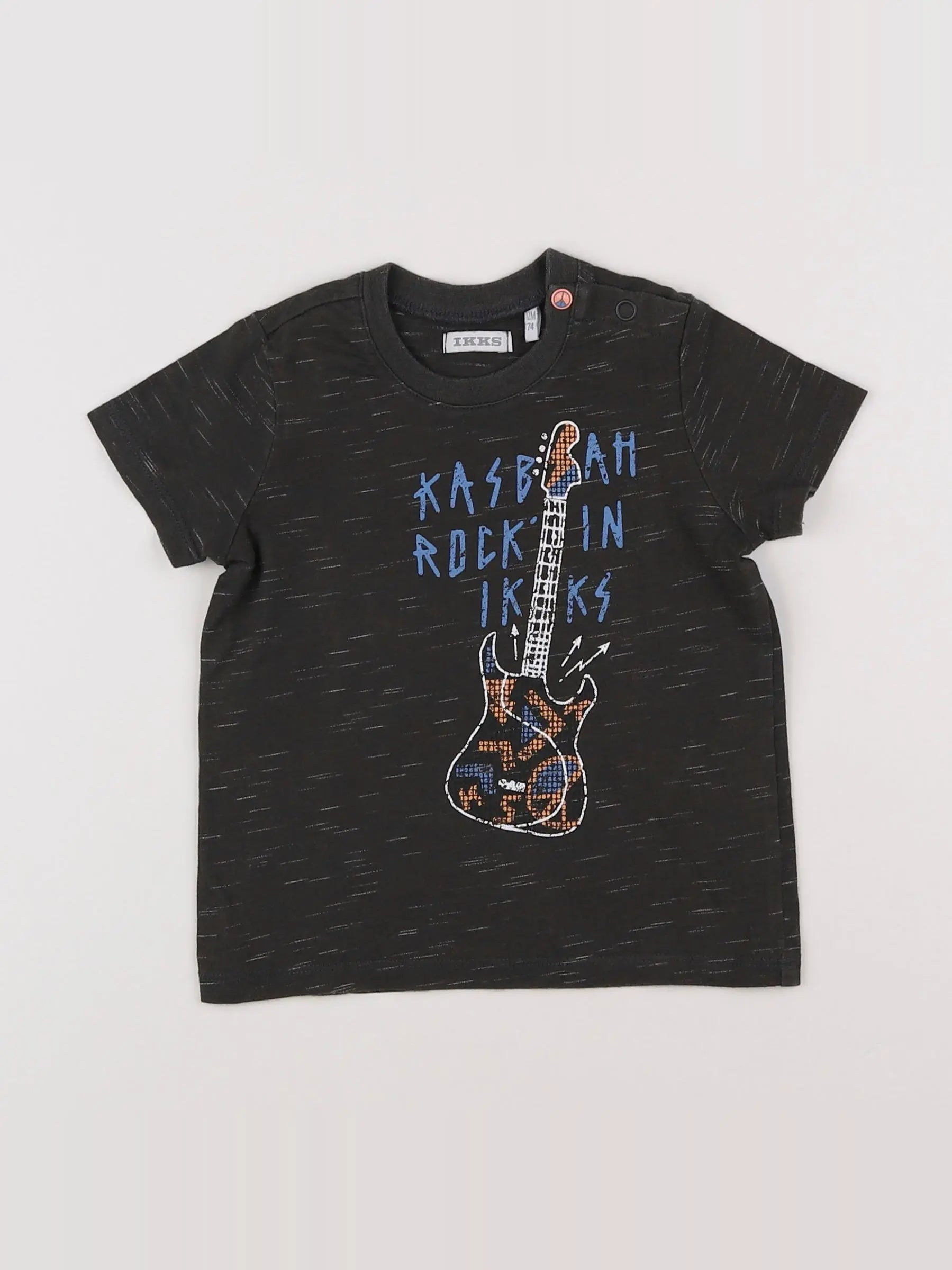IKKS - tee-shirt gris - 12 mois