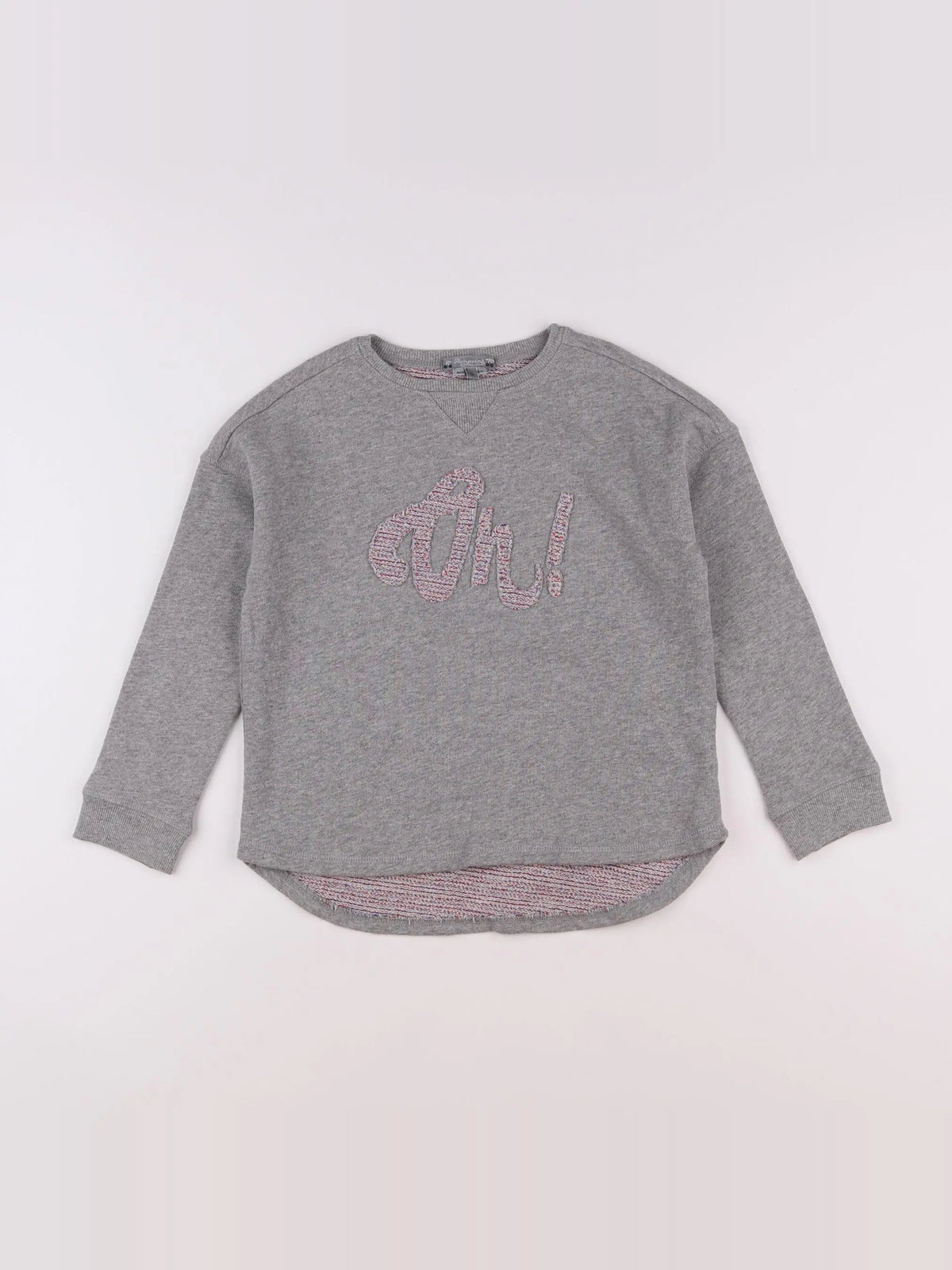 Bonpoint - sweat gris - 6 ans