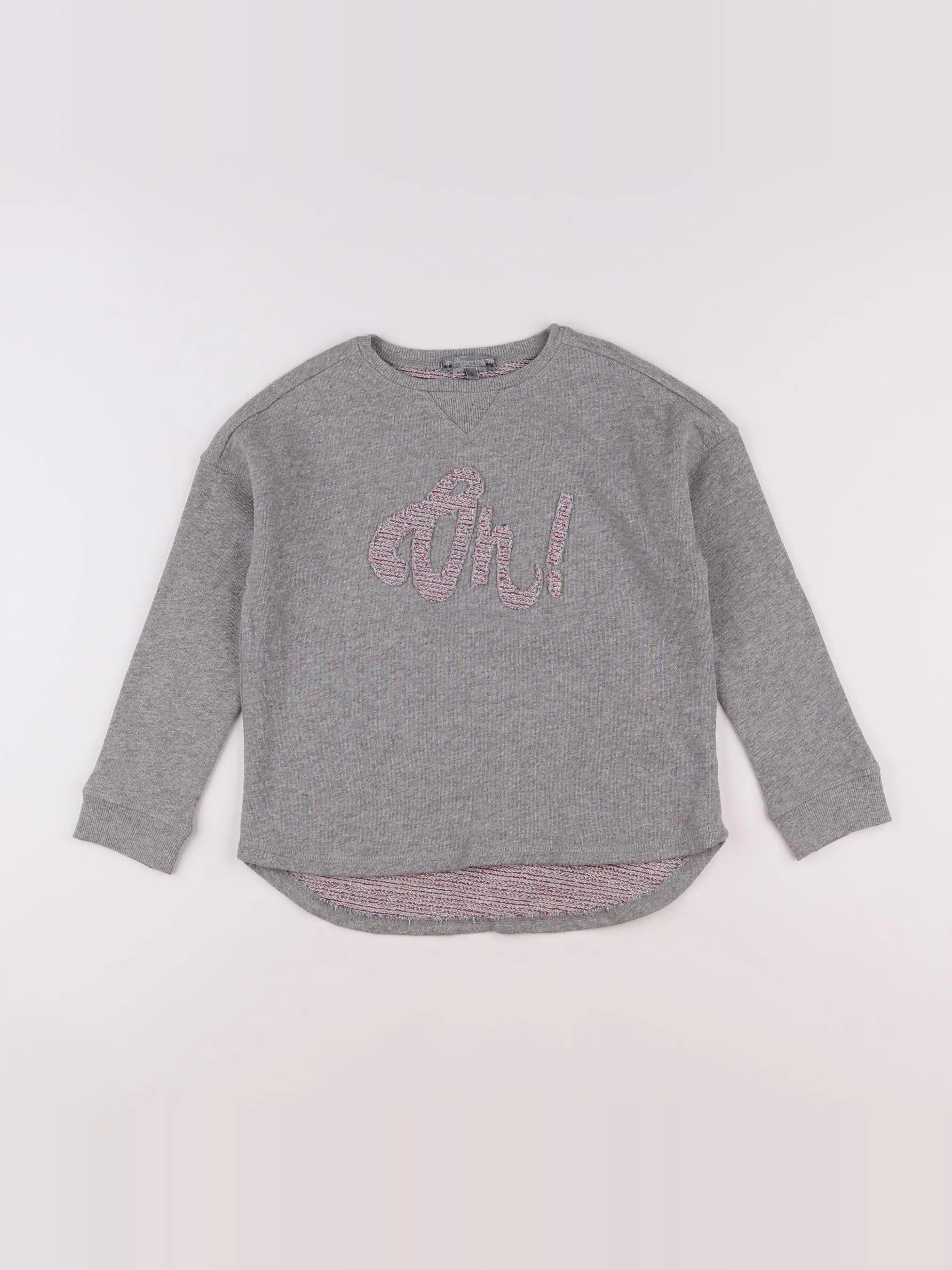 Bonpoint - sweat gris - 6 ans