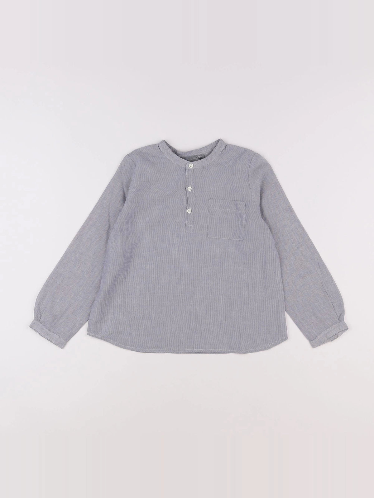 Bonpoint - chemise blanc, bleu - 6 ans