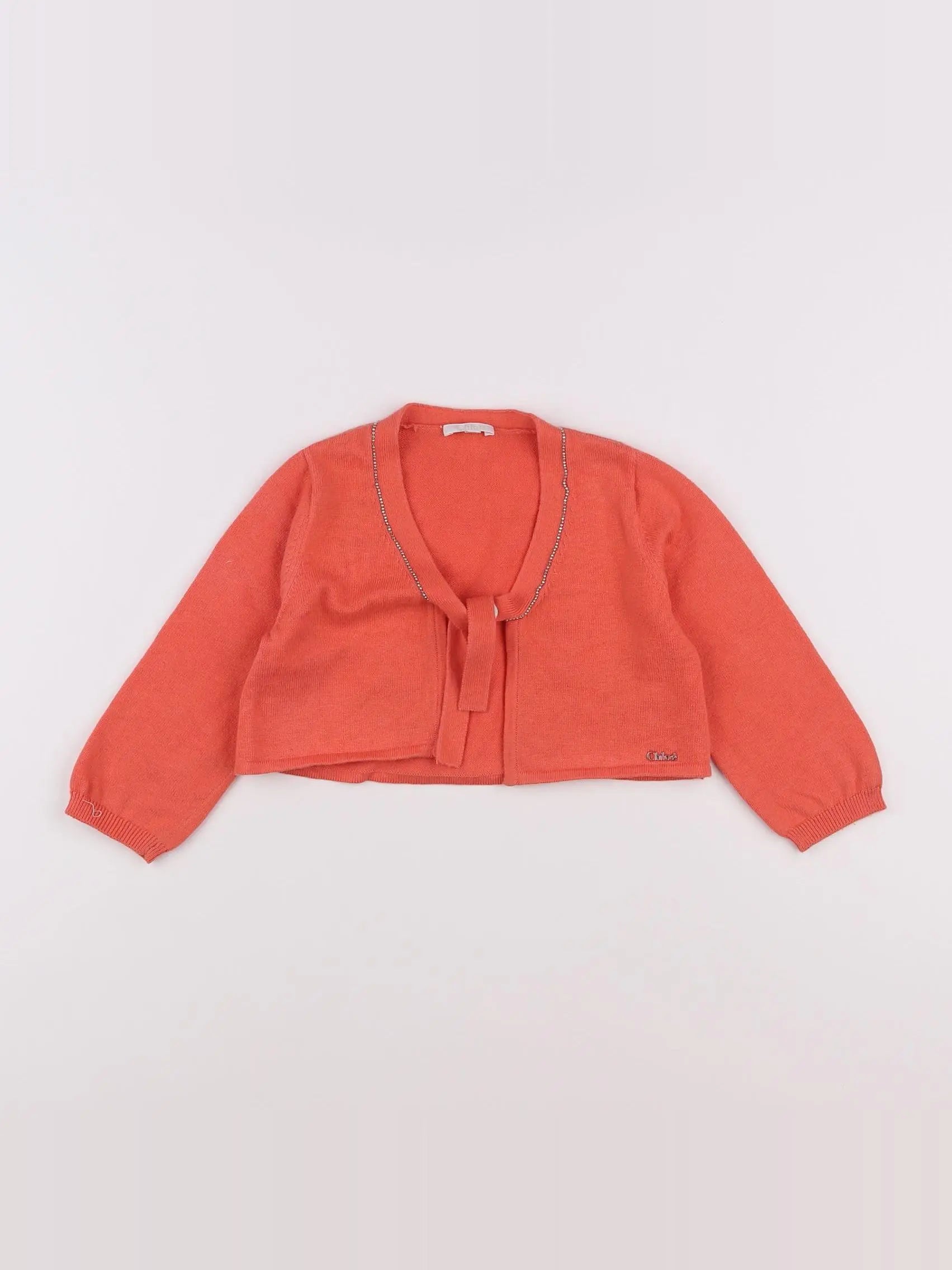 Chloé - gilet orange - 3 ans