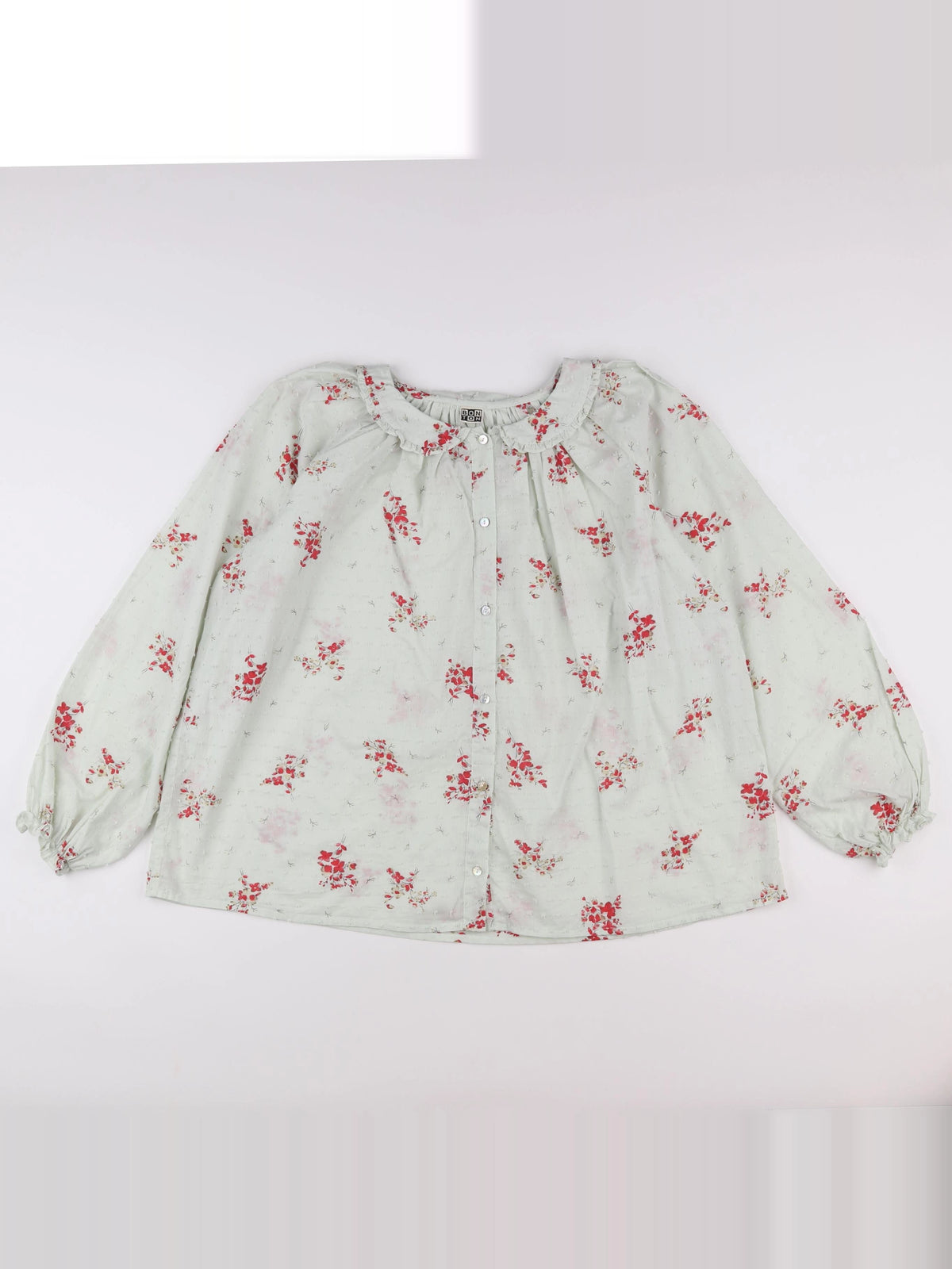 Bonton - blouse vert - 16 ans