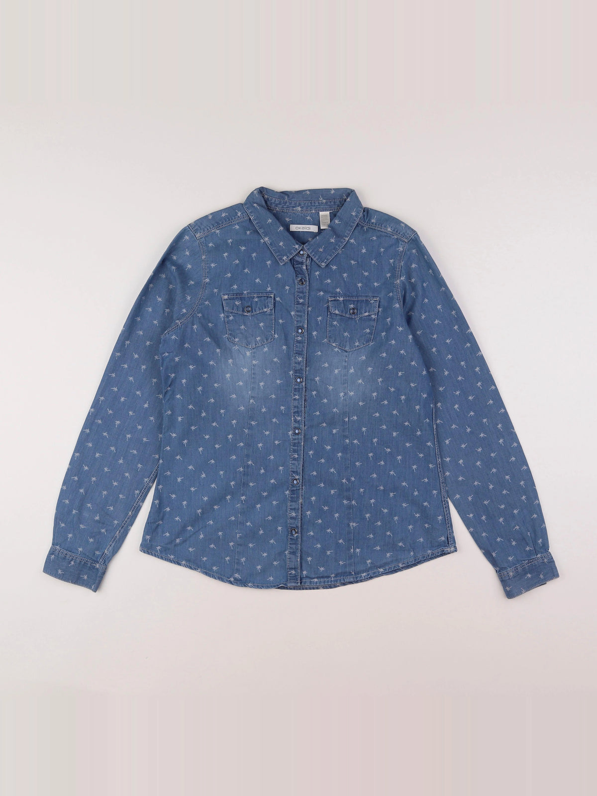 Okaidi - chemise bleu - 14 ans