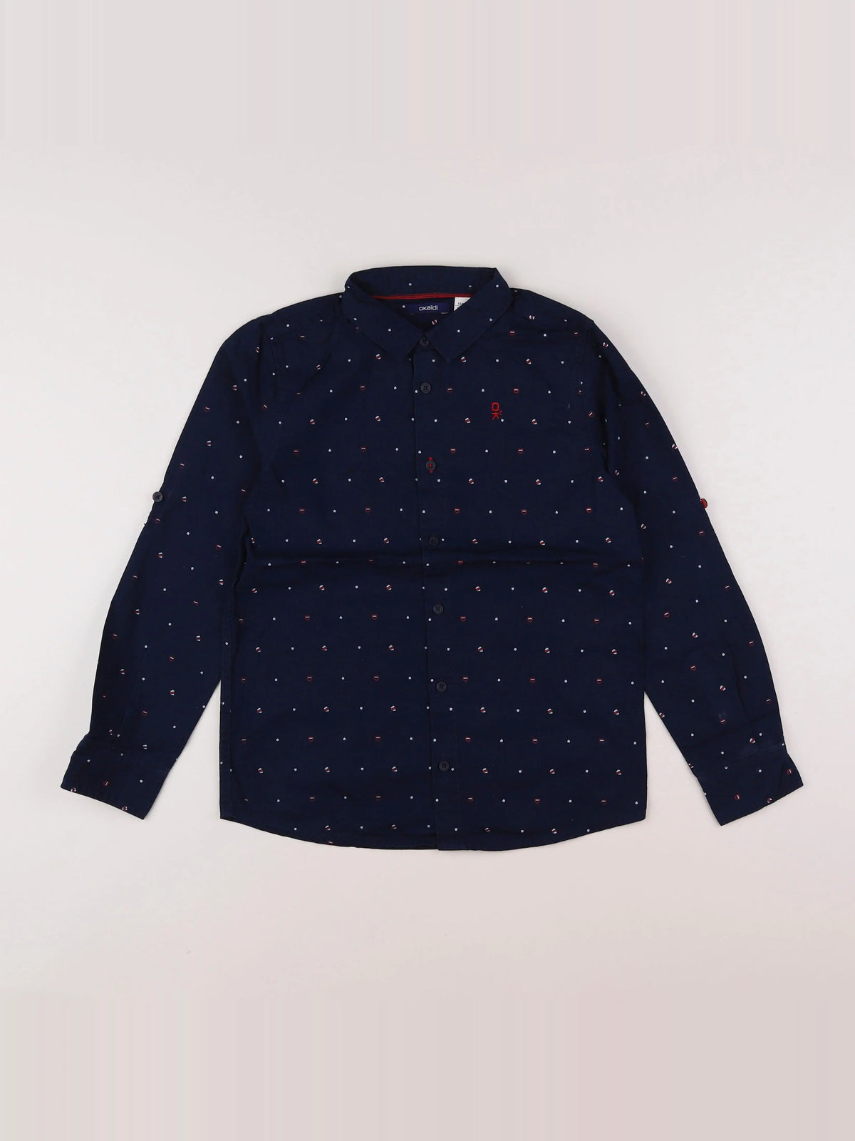 Okaidi - chemise bleu - 10 ans