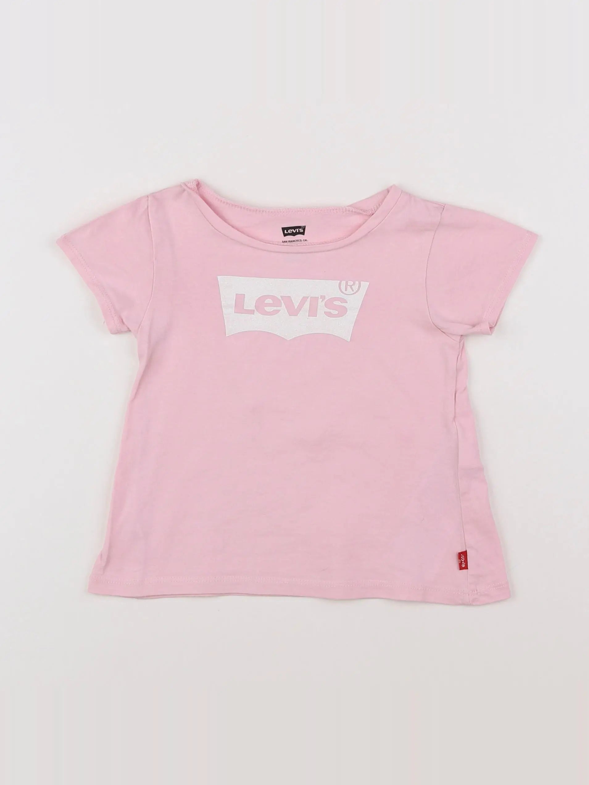 Levi's - tee-shirt rose - 18 mois