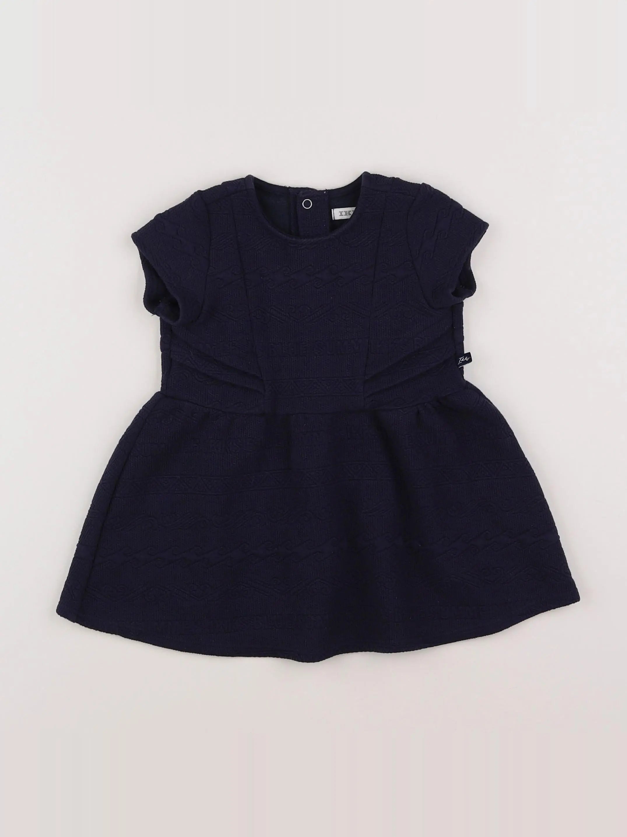 IKKS - robe bleu - 12 mois