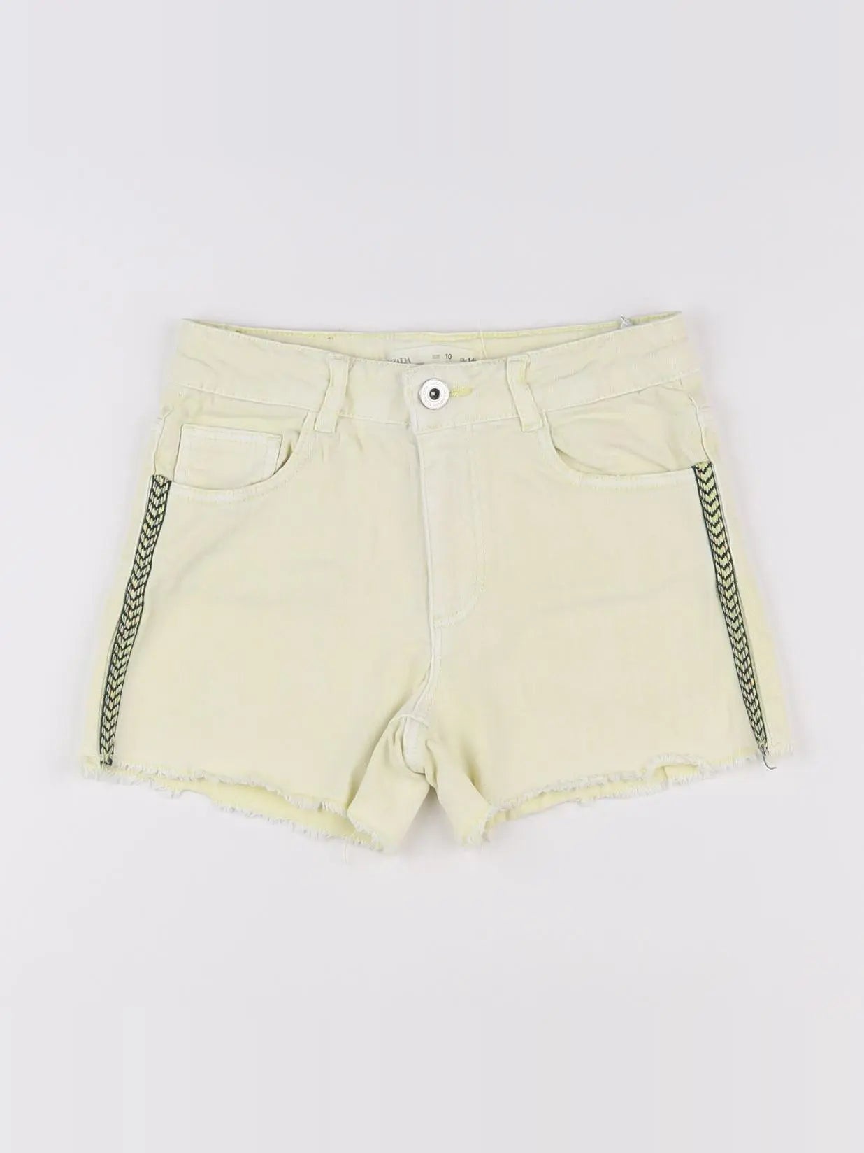 Zara - short jaune - 10 ans