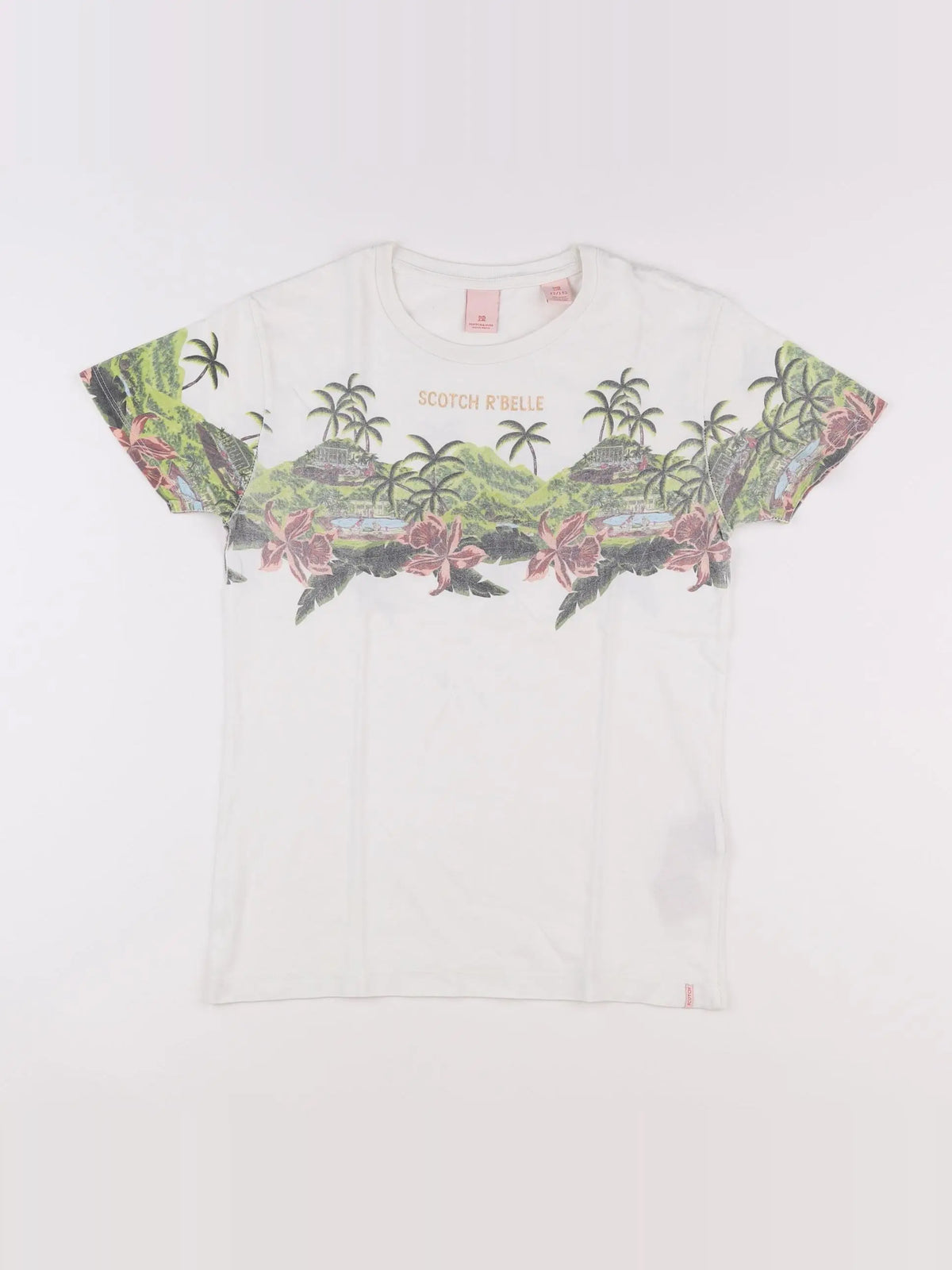 Scotch & Soda - tee-shirt blanc - 12 ans