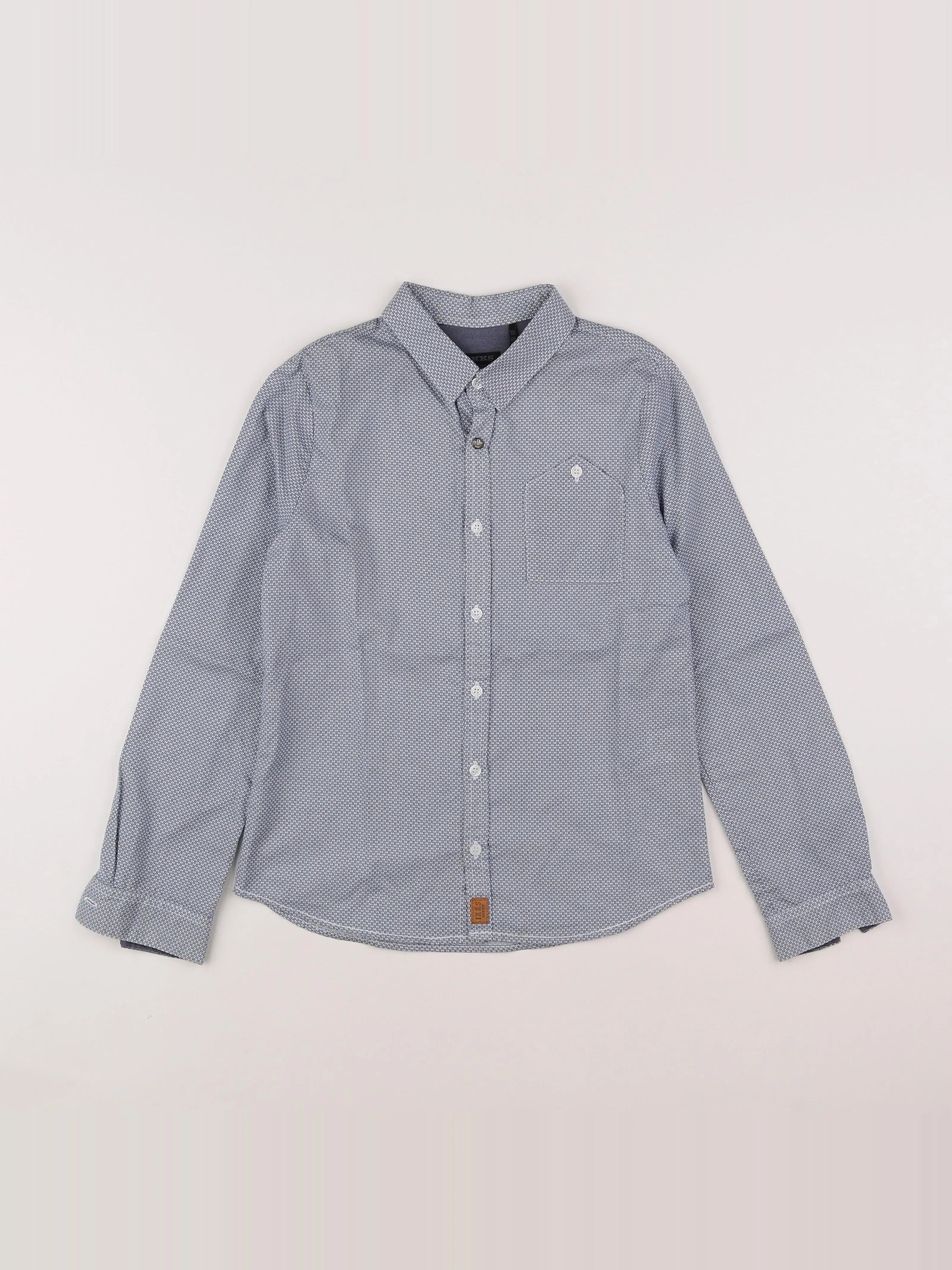 IKKS - chemise bleu - 10 ans