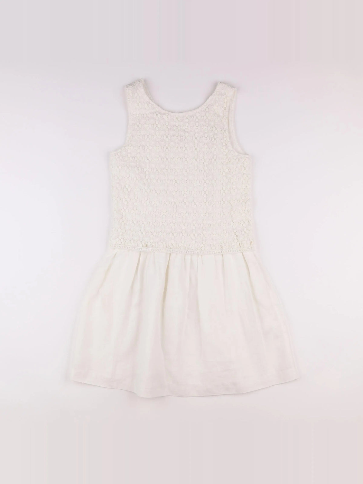 Cyrillus - robe blanc - 12 ans