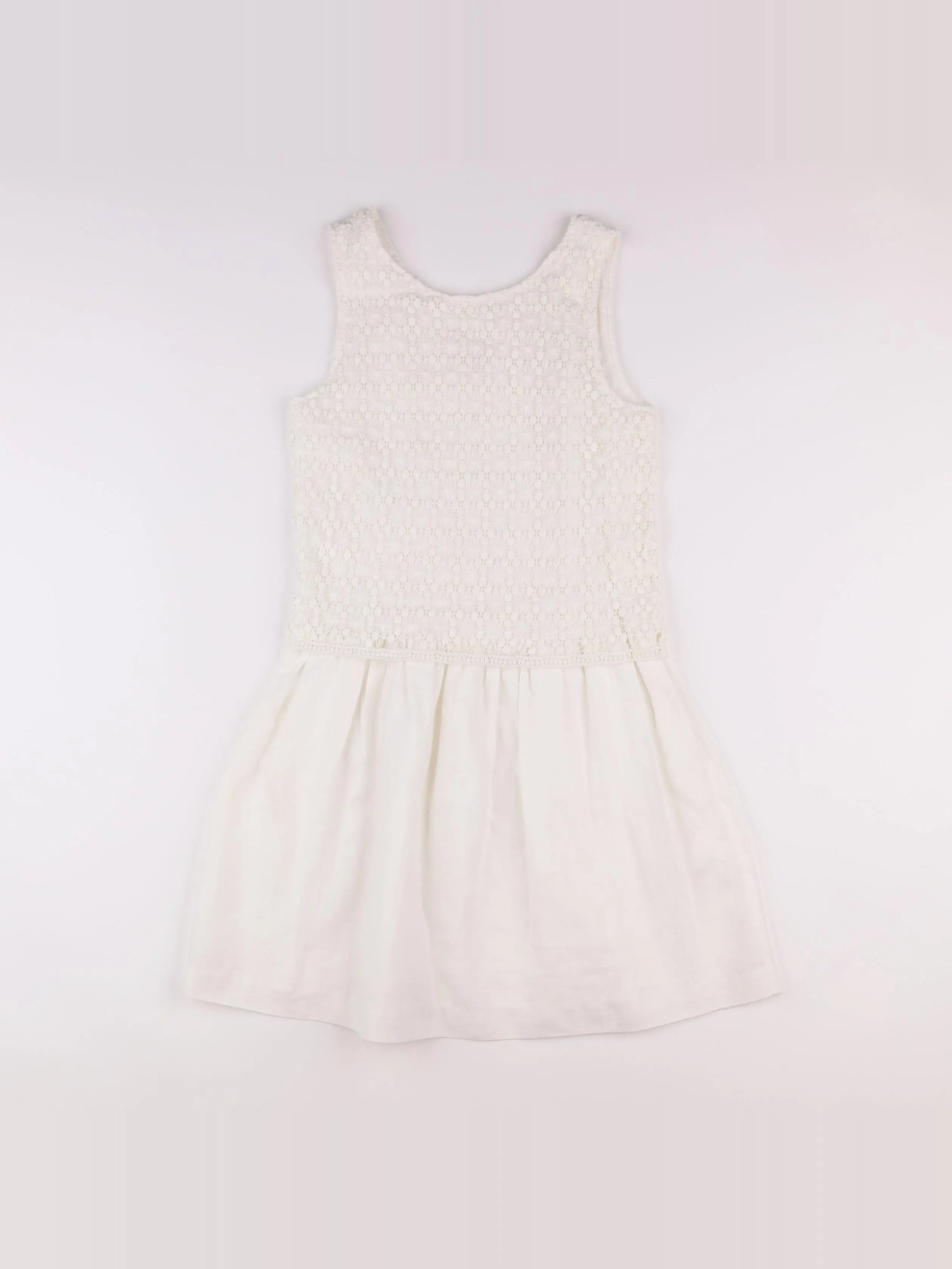 Cyrillus - robe blanc - 12 ans