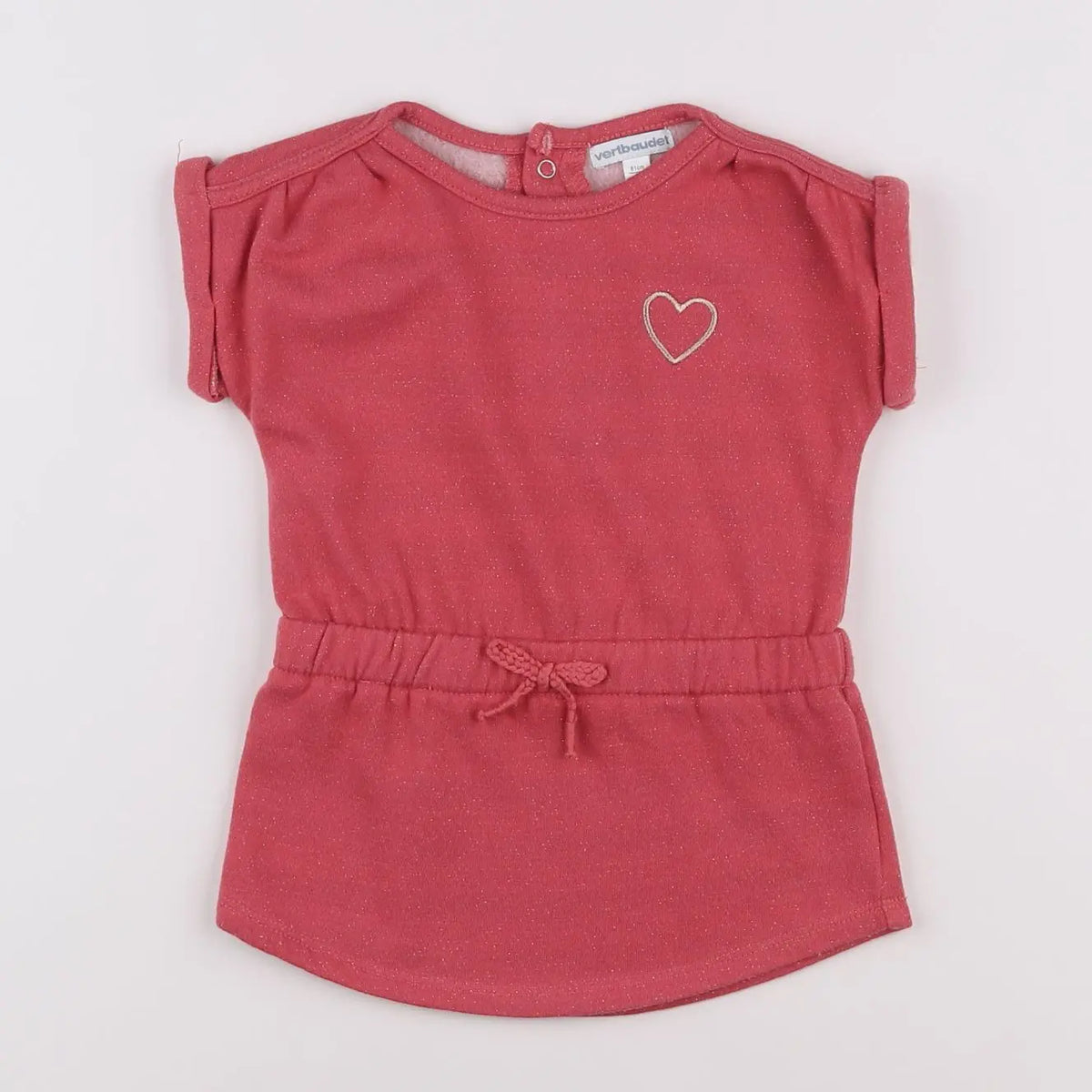 Vertbaudet - robe rose - 18 mois