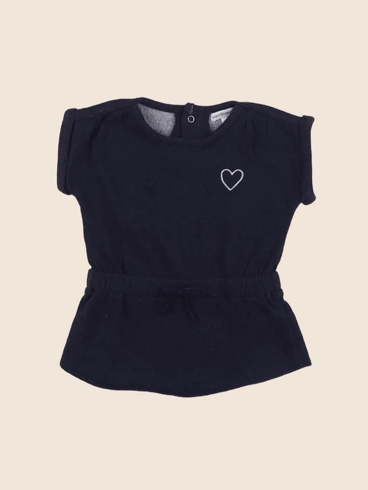 Vertbaudet - robe bleu - 12 mois