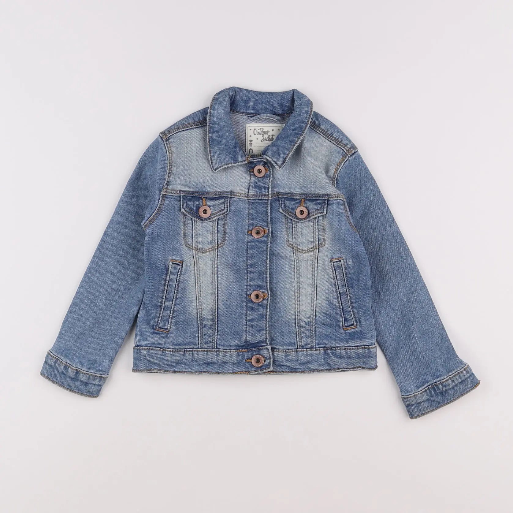 Vertbaudet - veste bleu - 3 ans