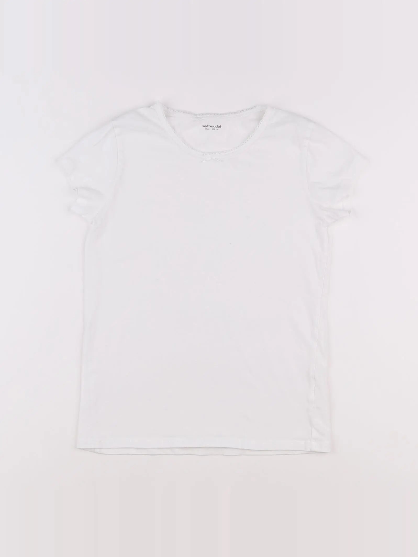 Vertbaudet - maillot de corps blanc - 12 ans