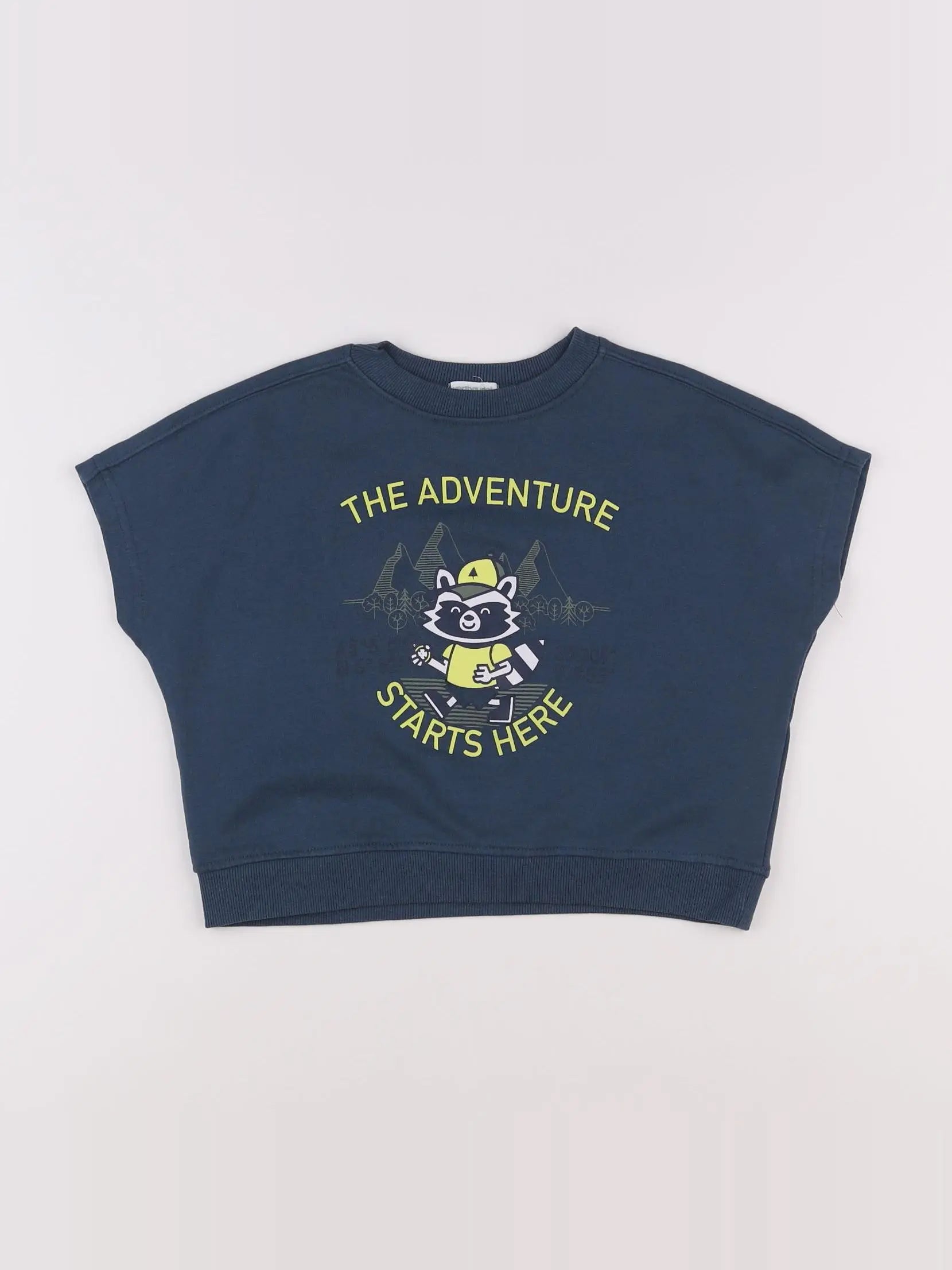 Vertbaudet - sweat bleu - 5 ans