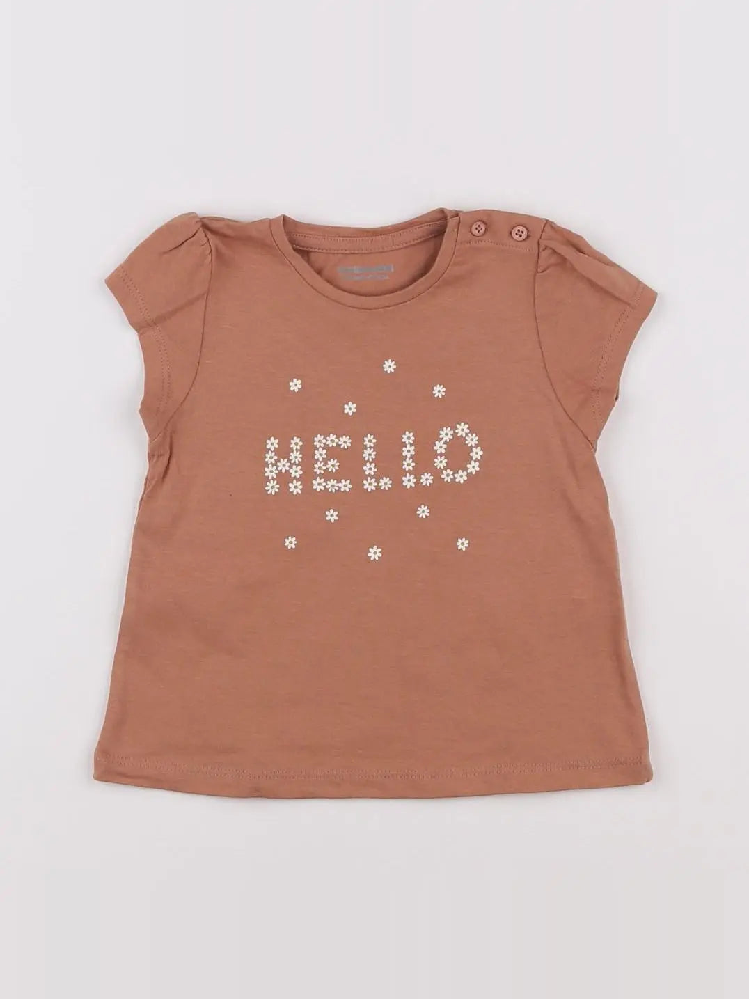 Vertbaudet - tee-shirt rose - 12 mois
