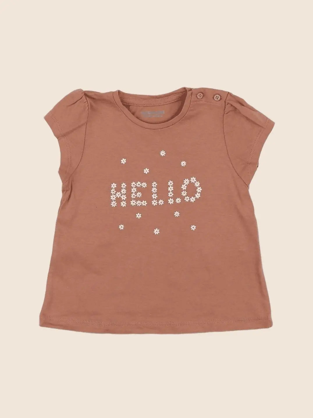 Vertbaudet - tee-shirt rose - 12 mois