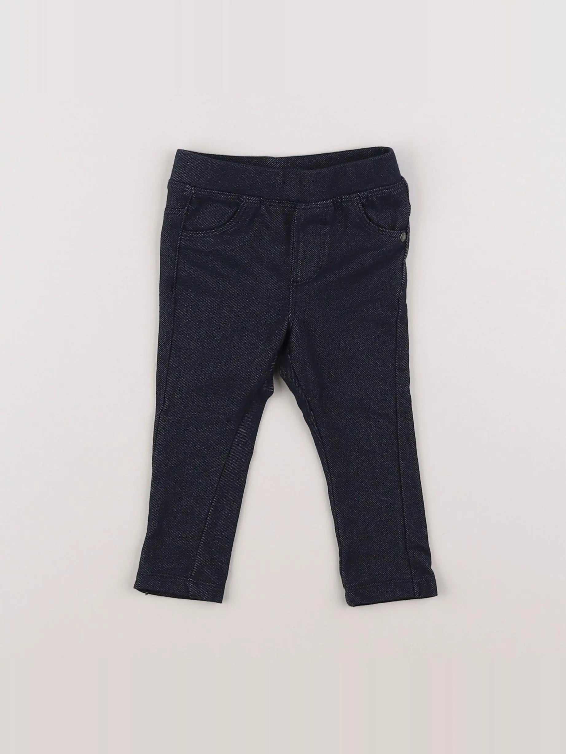 Vertbaudet - legging bleu - 6 mois