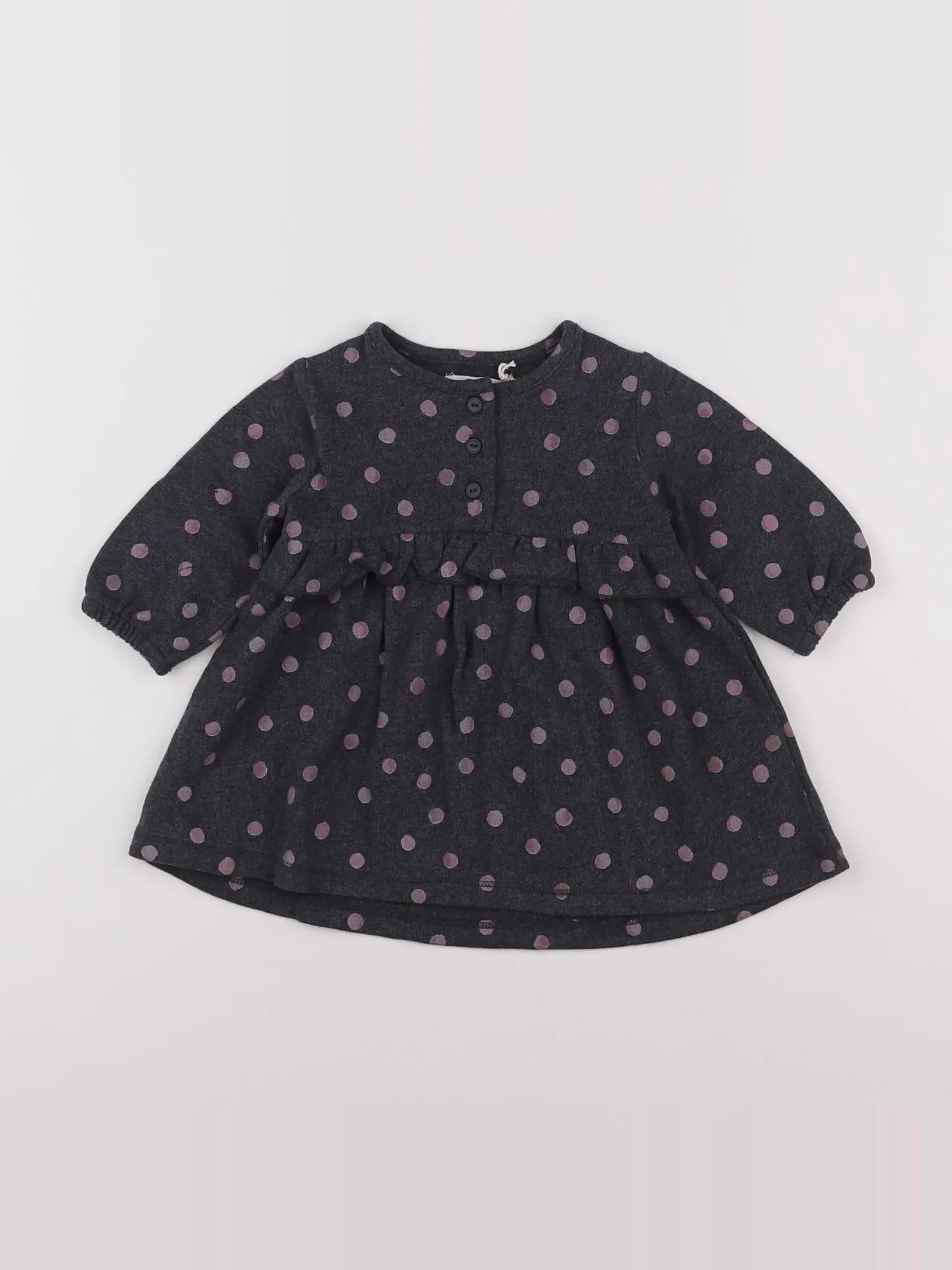 Play Up - robe gris - 3 mois