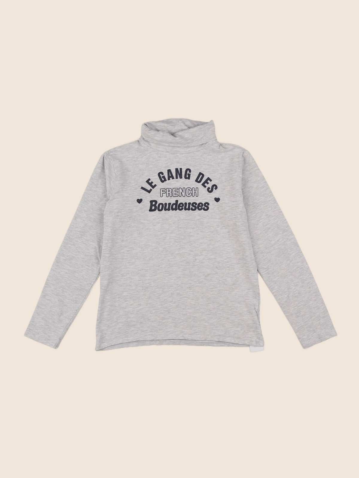 Vertbaudet - sous-pull gris - 10 ans