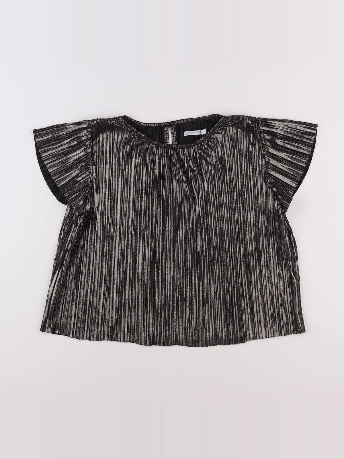 Monoprix - blouse noir, or - 10 ans