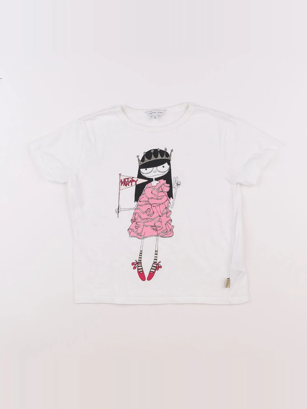Little marc jacobs - tee-shirt blanc - 8 ans