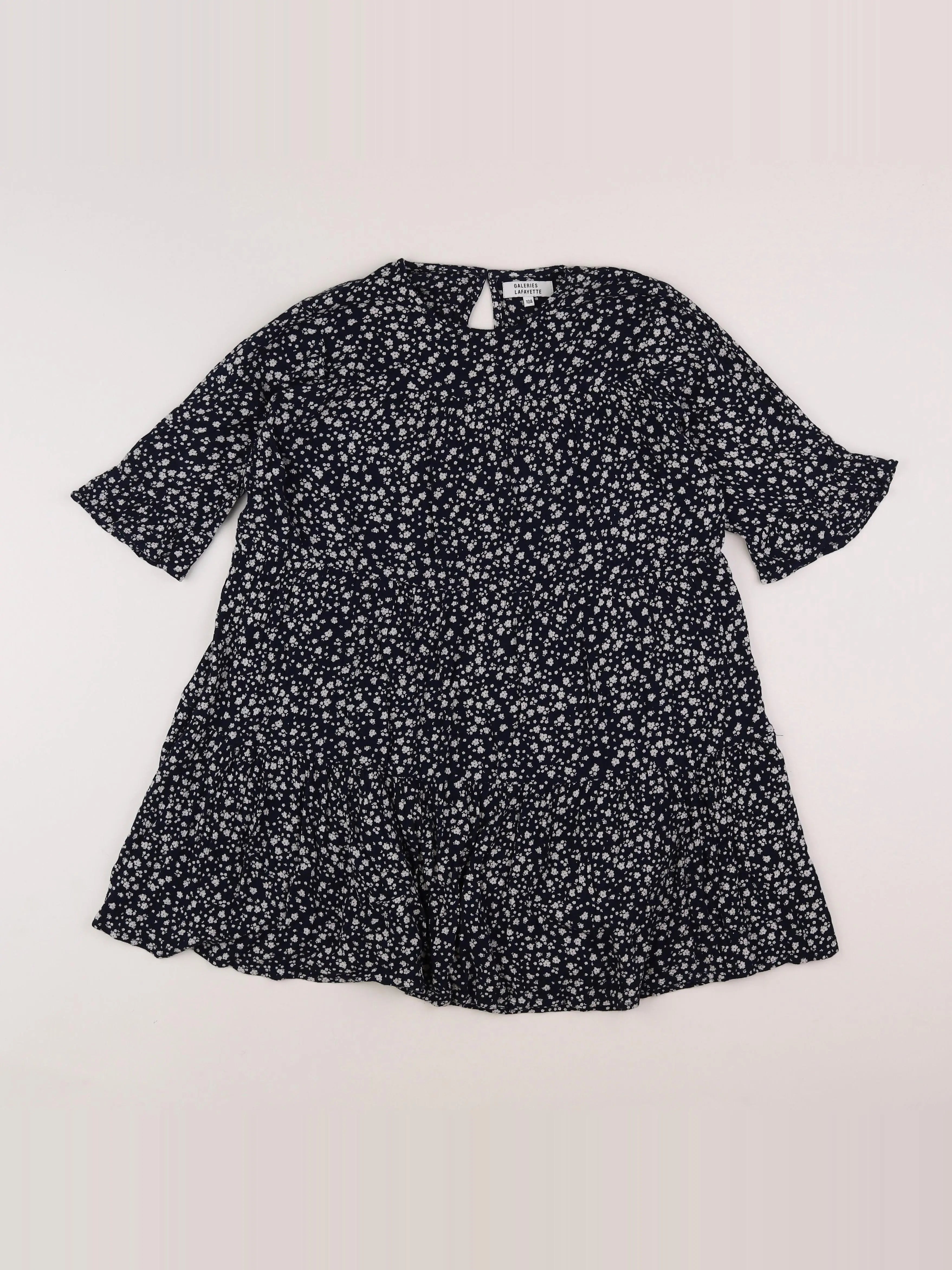 Galeries Lafayette - robe bleu - 10 ans