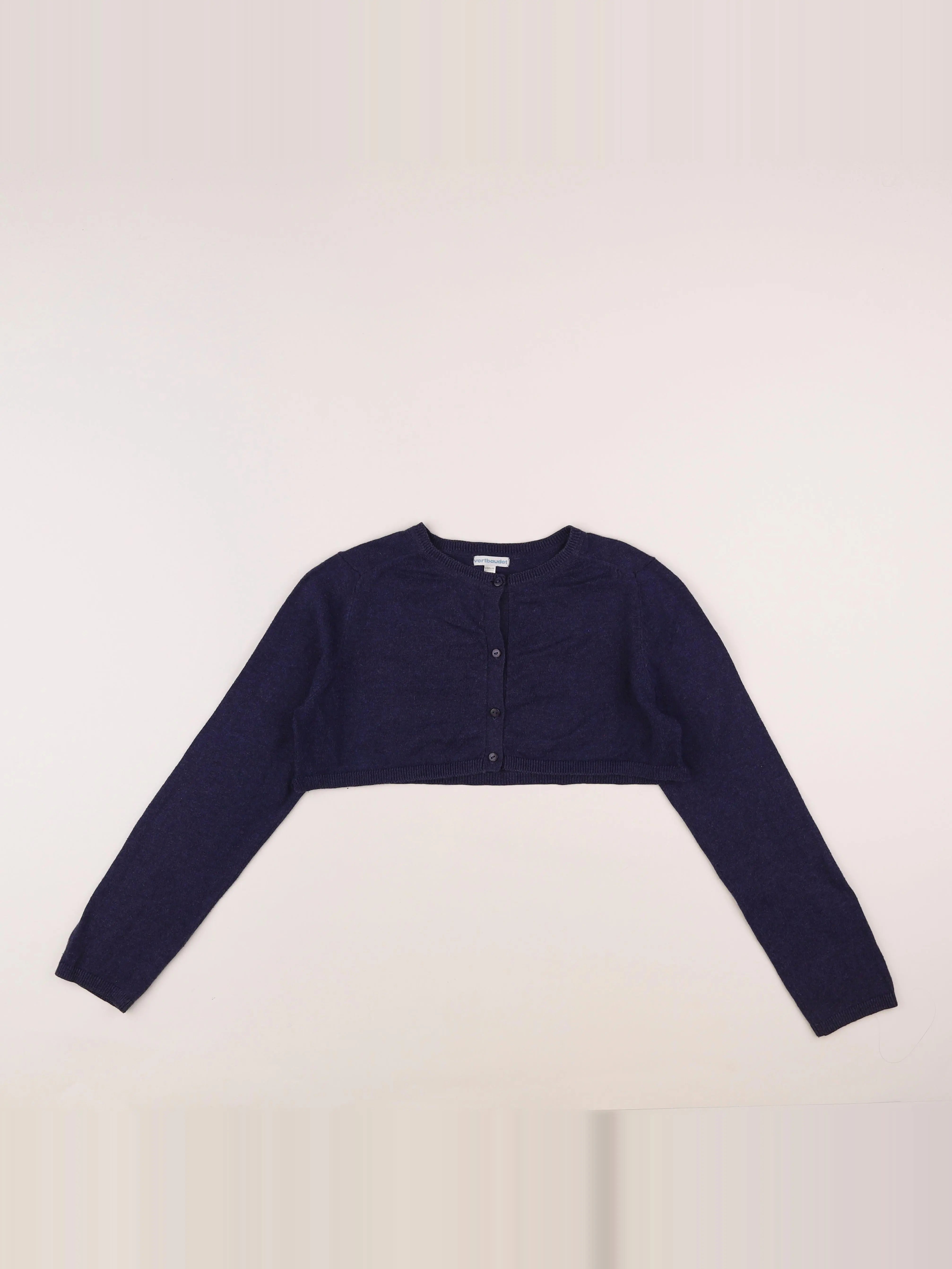 Vertbaudet - gilet bleu - 12 ans