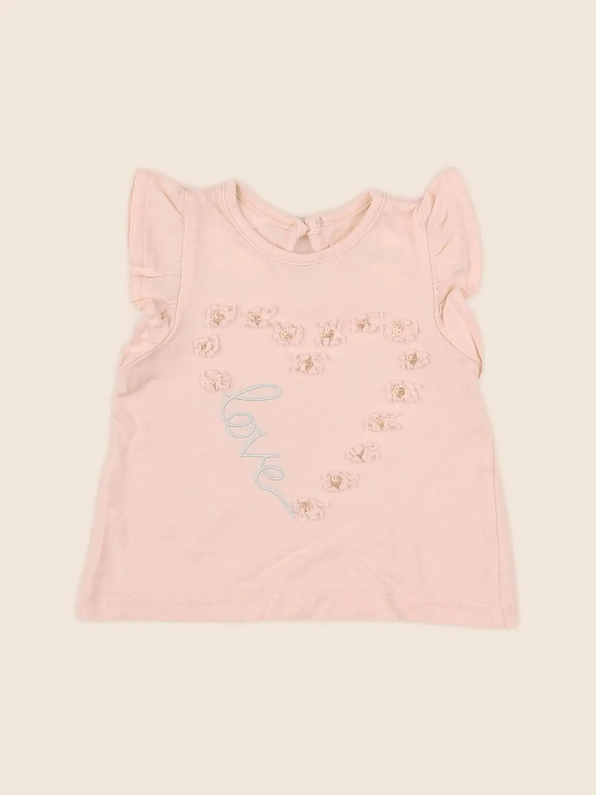 Vertbaudet - tee-shirt rose - 3 mois