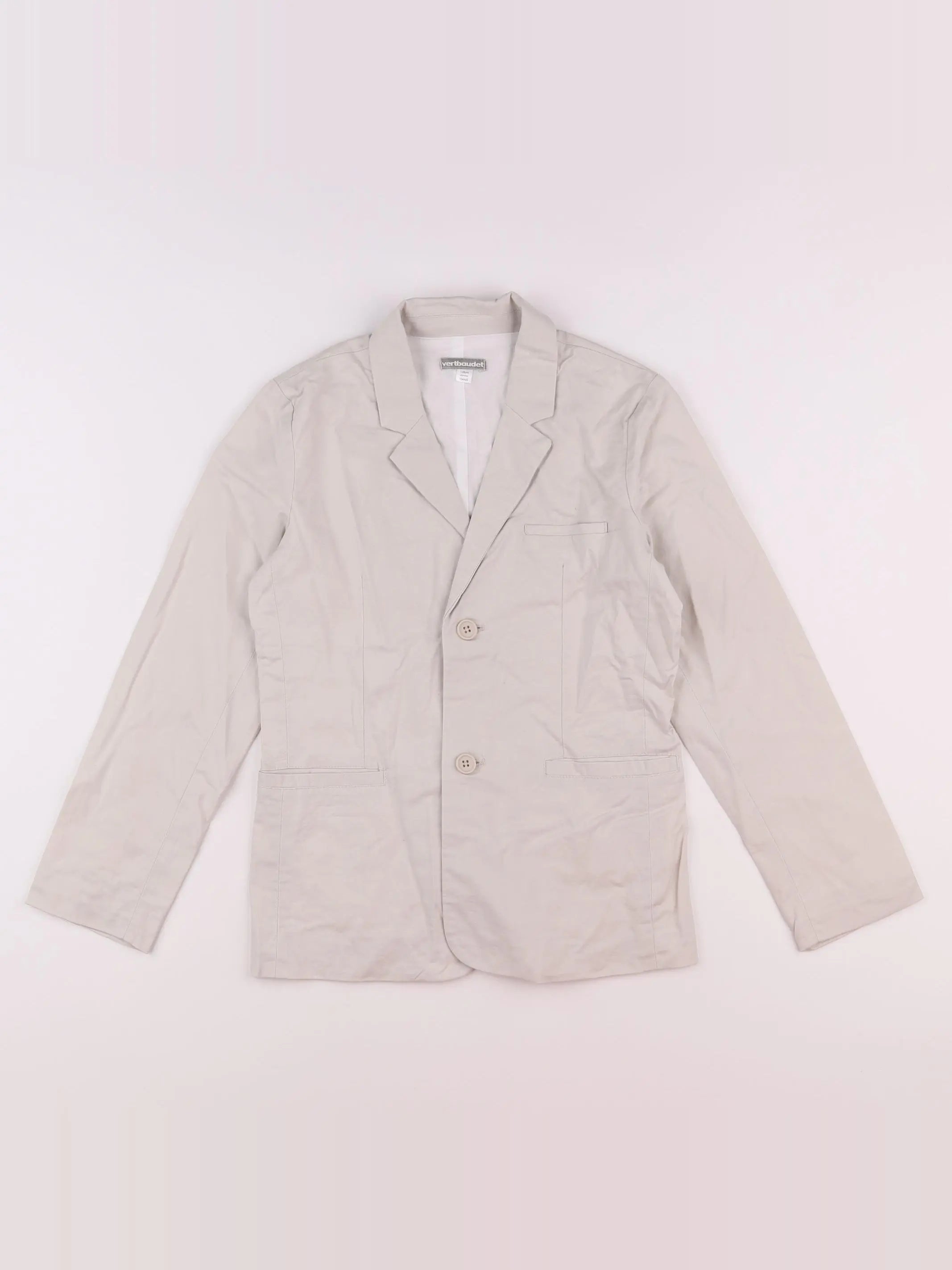 Vertbaudet - veste beige - 10 ans