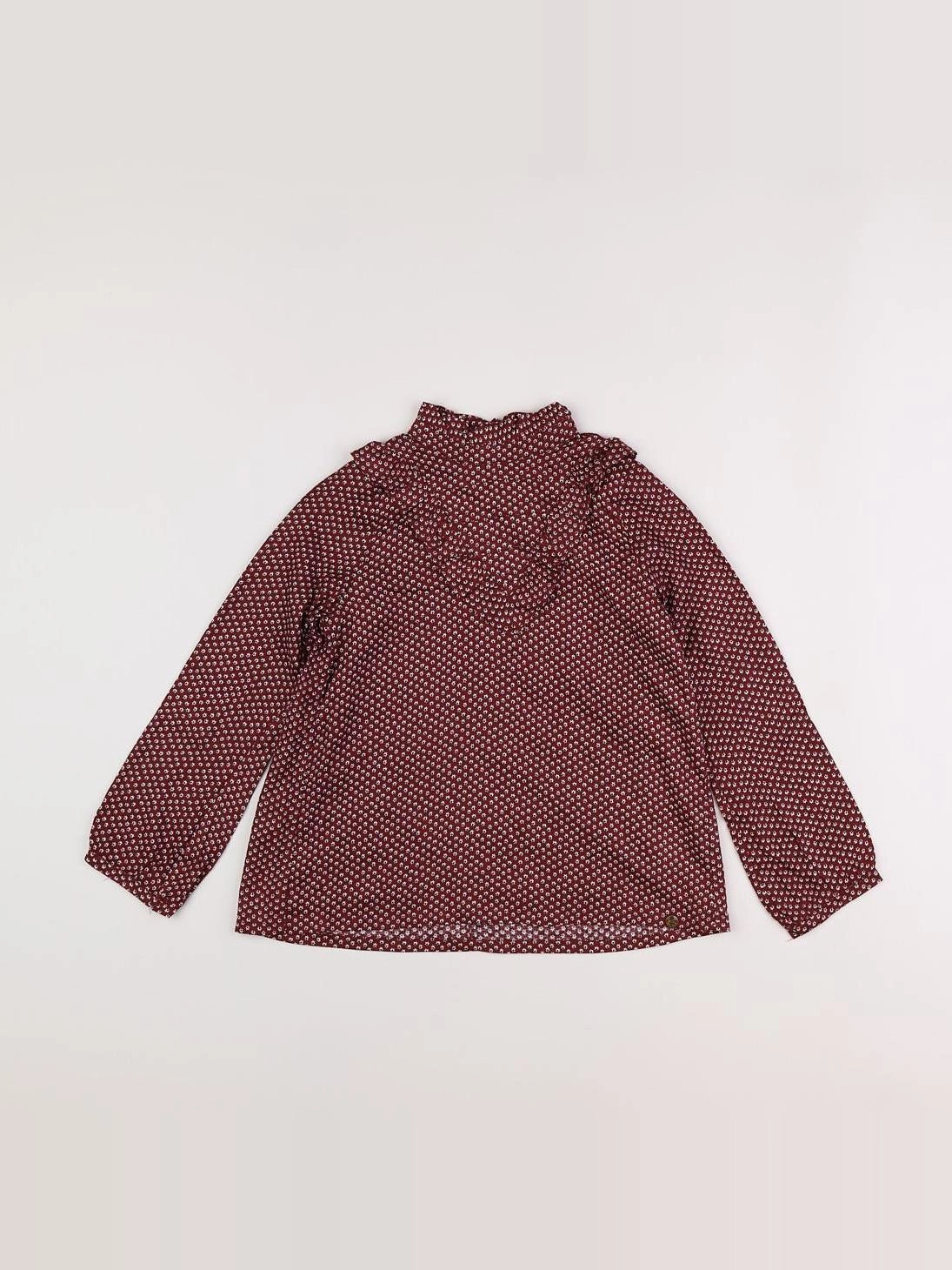IKKS - blouse rouge - 8 ans