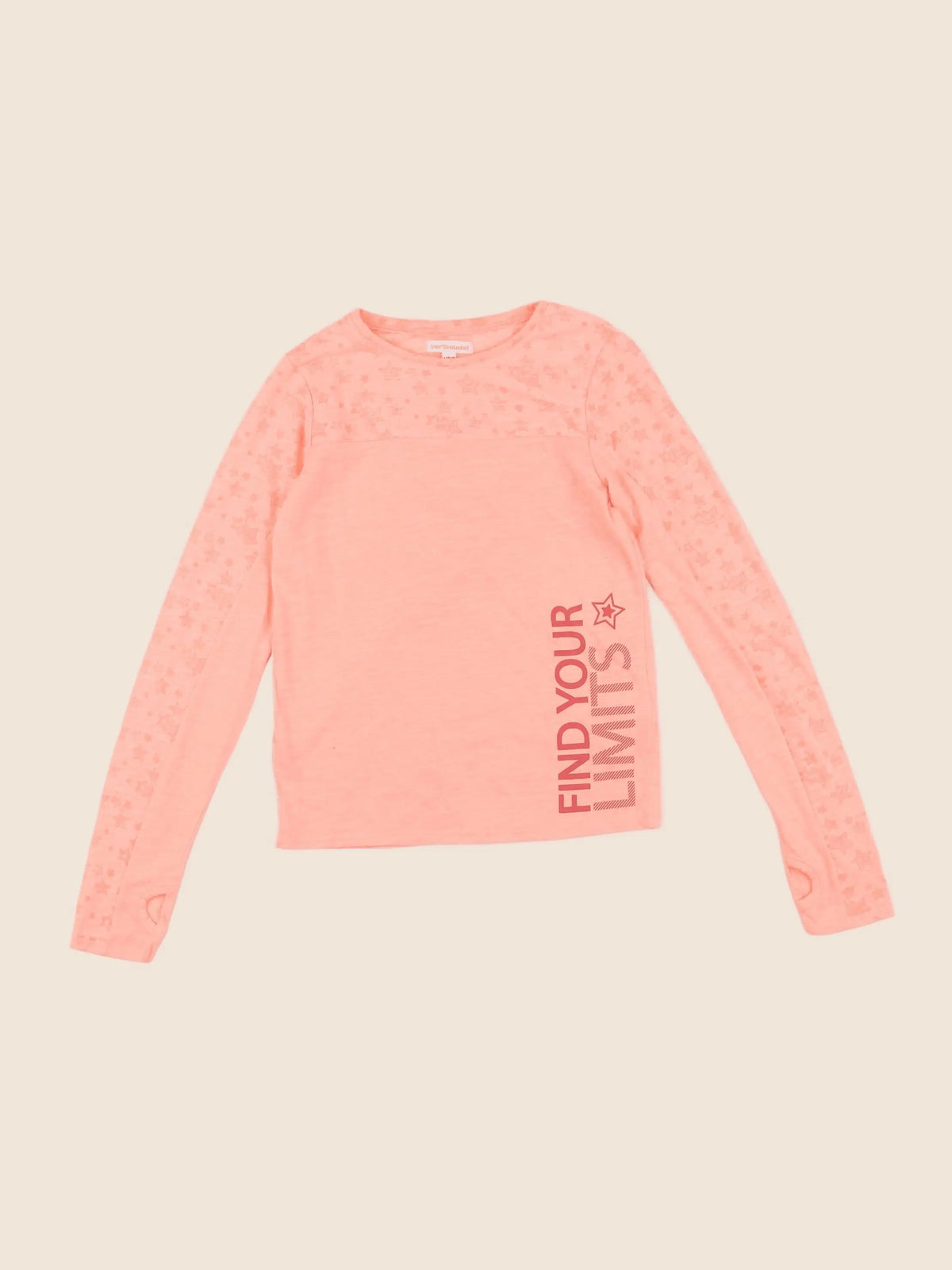Vertbaudet - tee-shirt rose - 10 ans