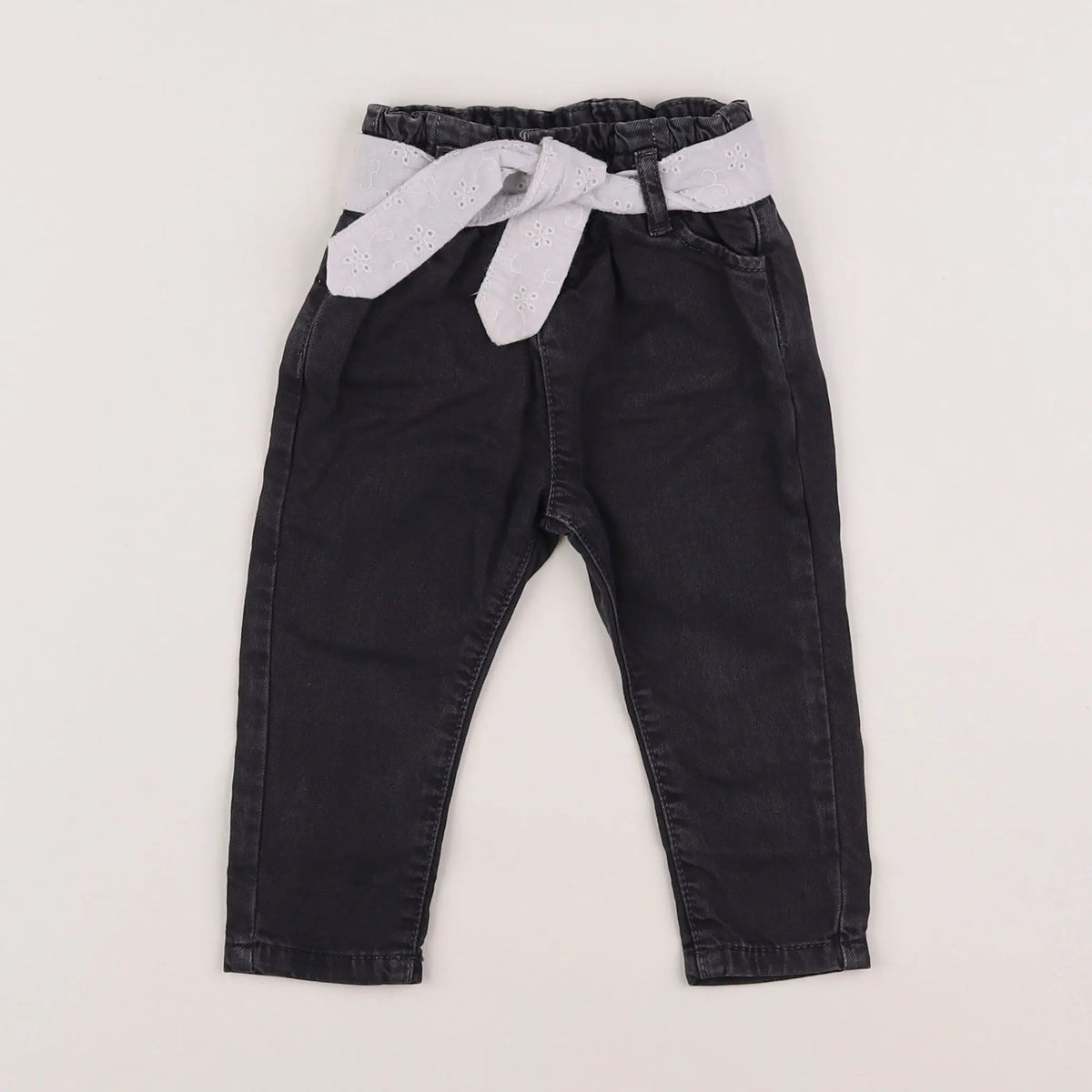Vertbaudet - pantalon gris - 6 mois