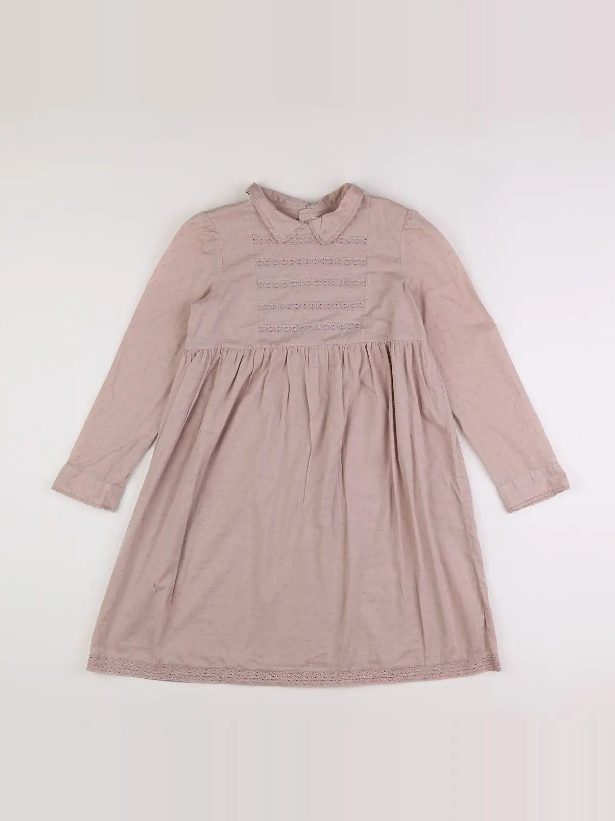 Bonpoint - robe beige - 12 ans