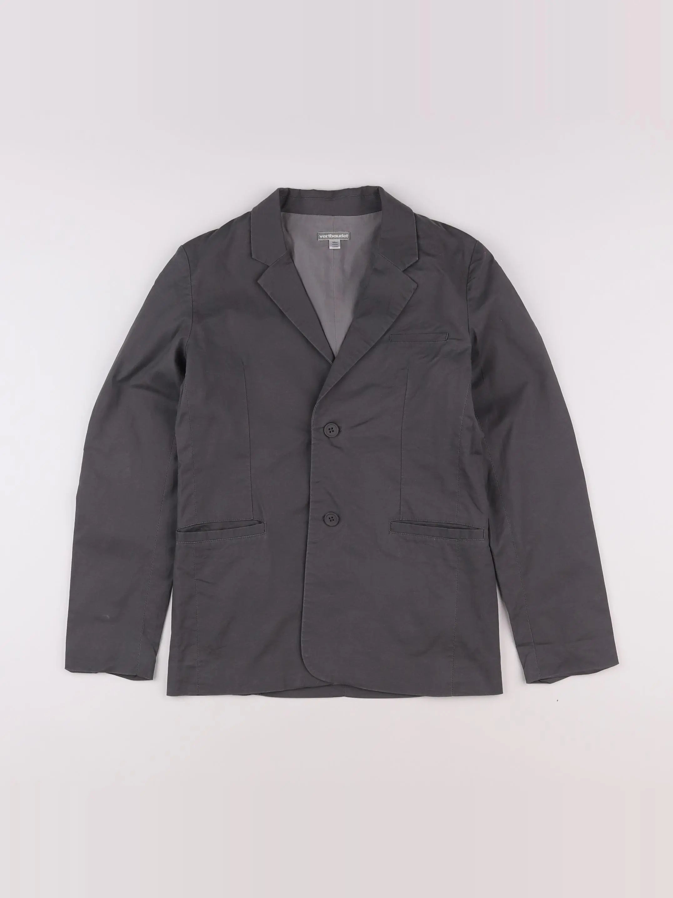 Vertbaudet - veste gris - 12 ans