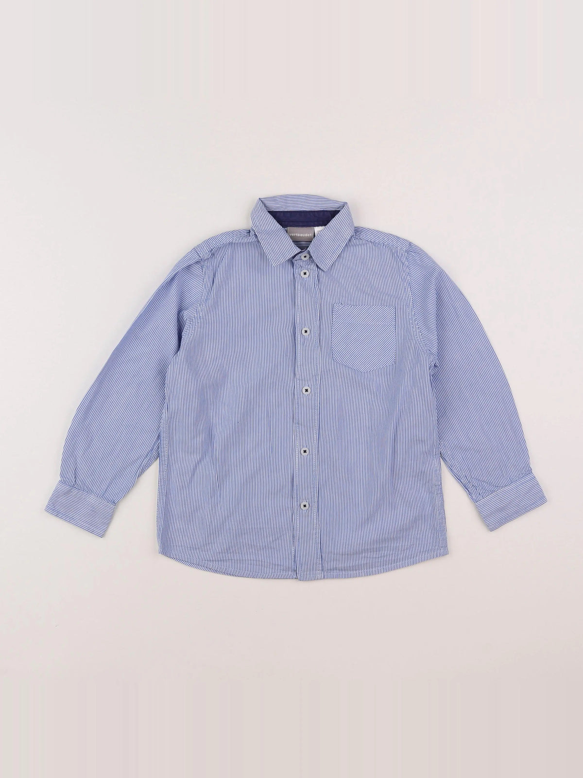 Vertbaudet - chemise bleu - 6 ans