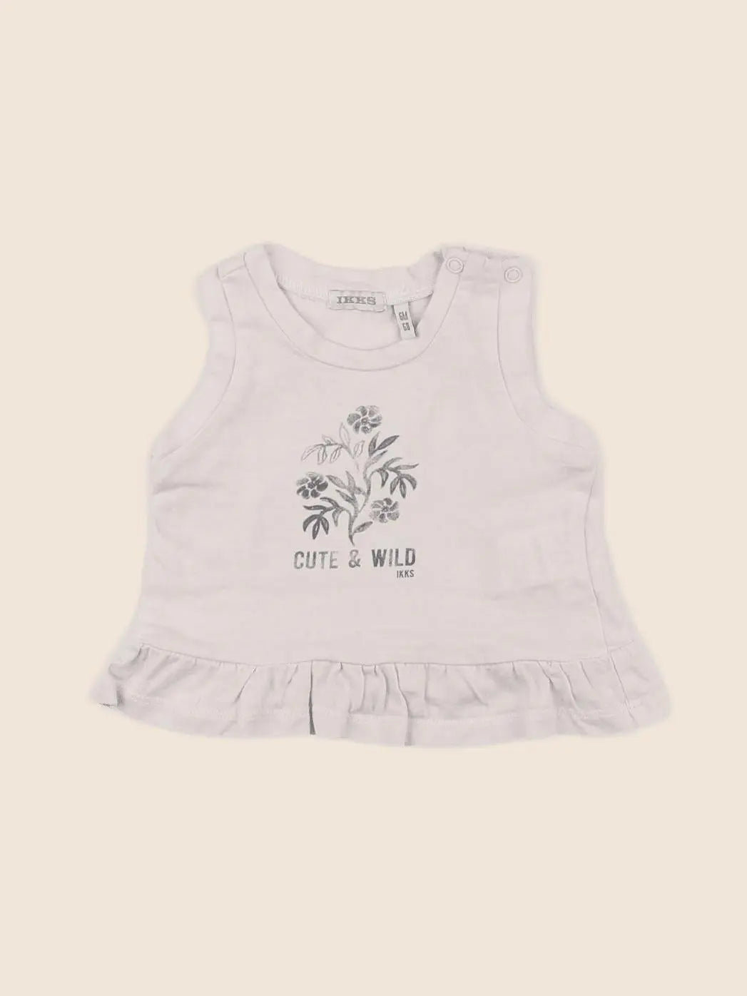 IKKS - débardeur beige - 6 mois