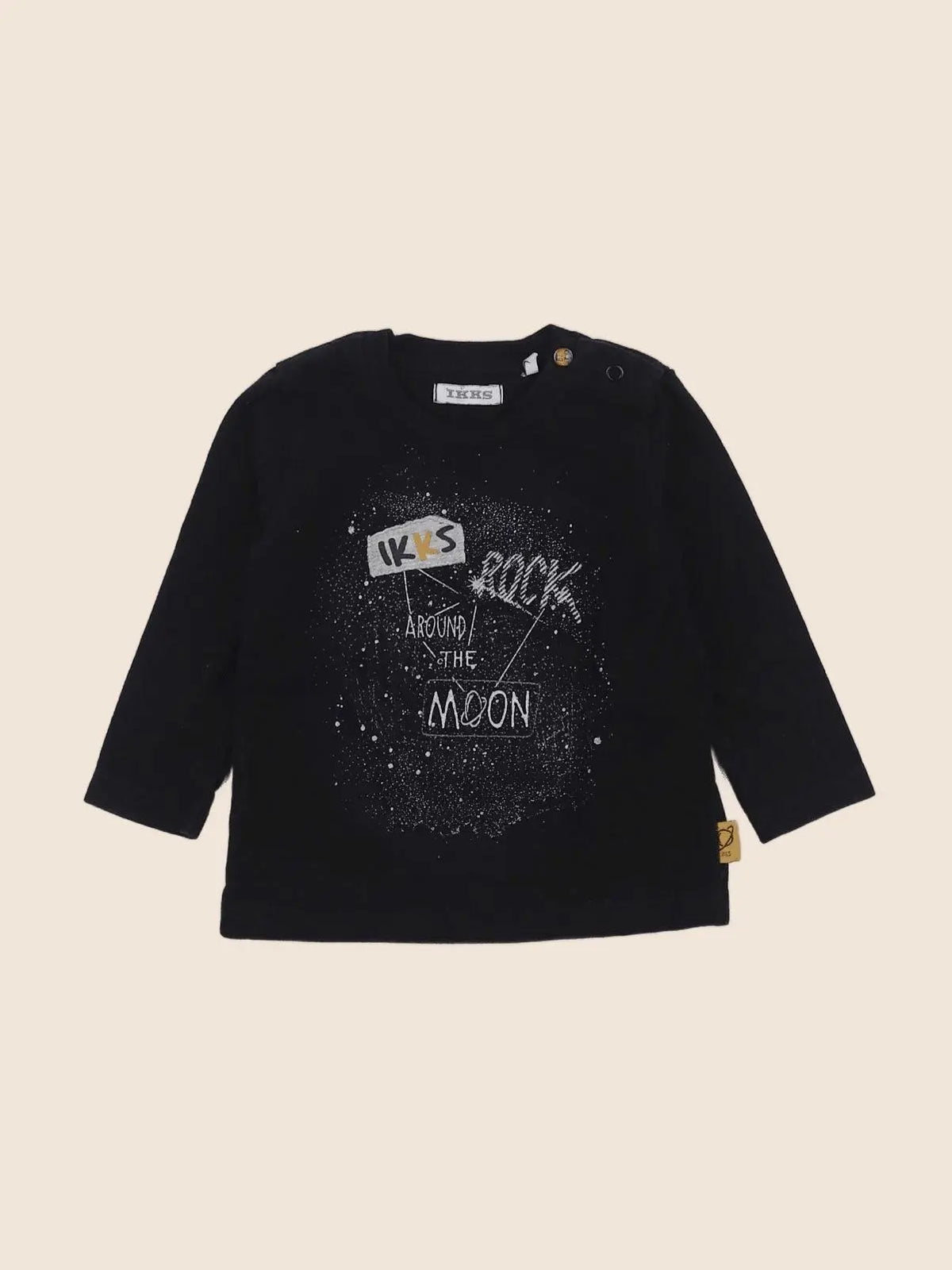 IKKS - tee-shirt bleu - 6 mois